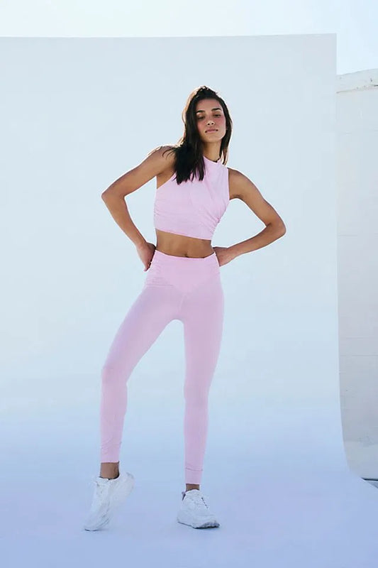 NWT FP Movement by Free People Spin Me Leggings in Pink | Size XS