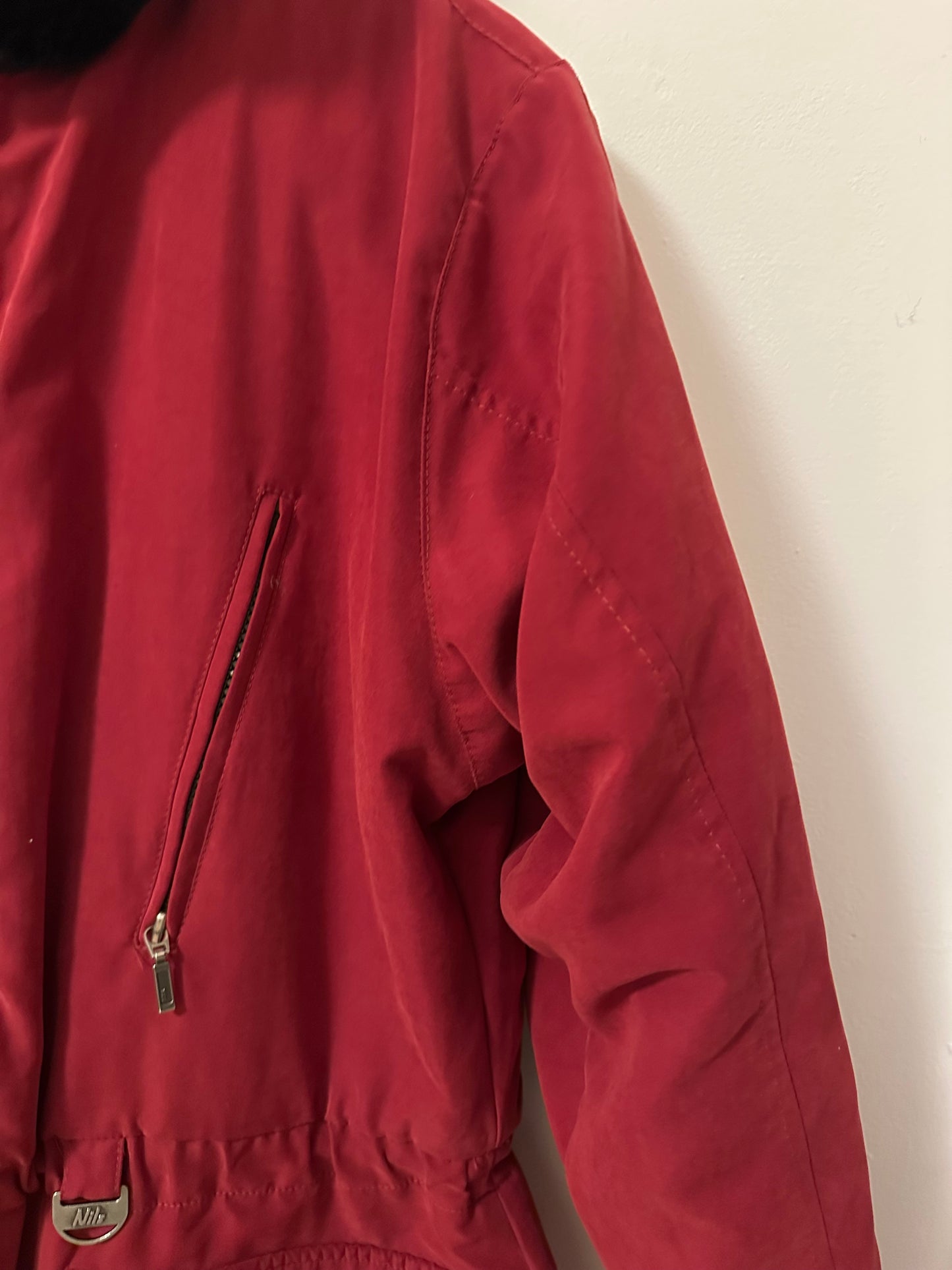 NILS Vintage Women's Red Ski Reversible Jacket