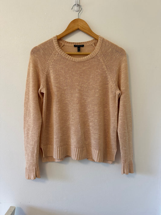 Eileen Fisher Lightweight Summer Sweater in Beige - Size Small