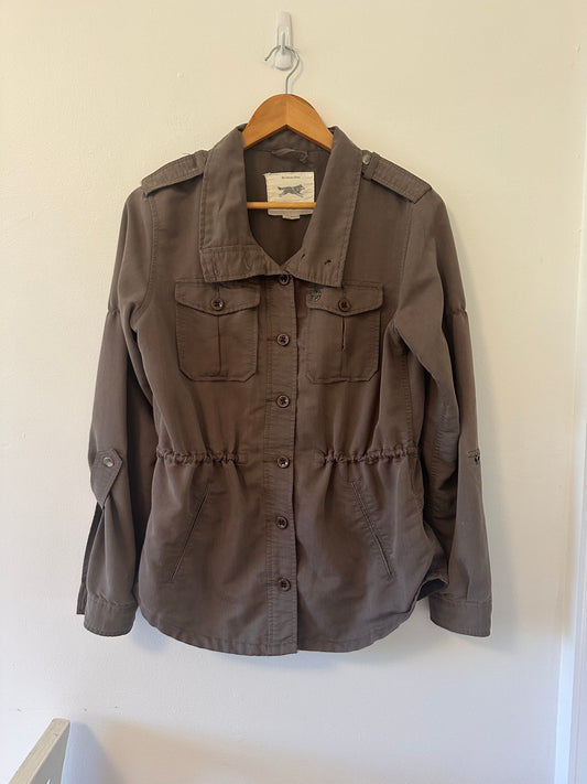 Obey Women's Utility Jacket in Dark Green - Size Small