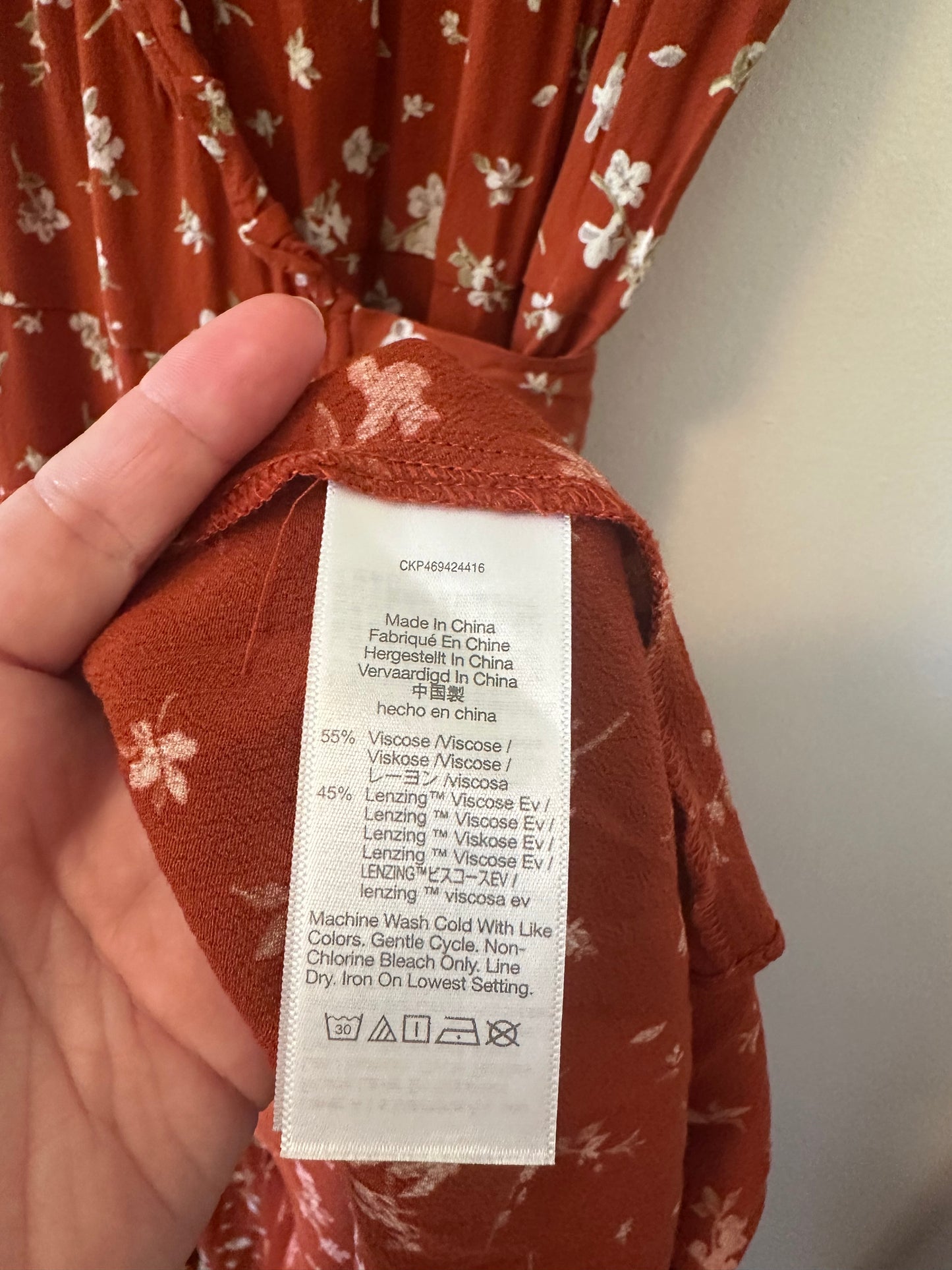 Madewell Ruffle Wrap Dress in Candied Orchid - Size Large