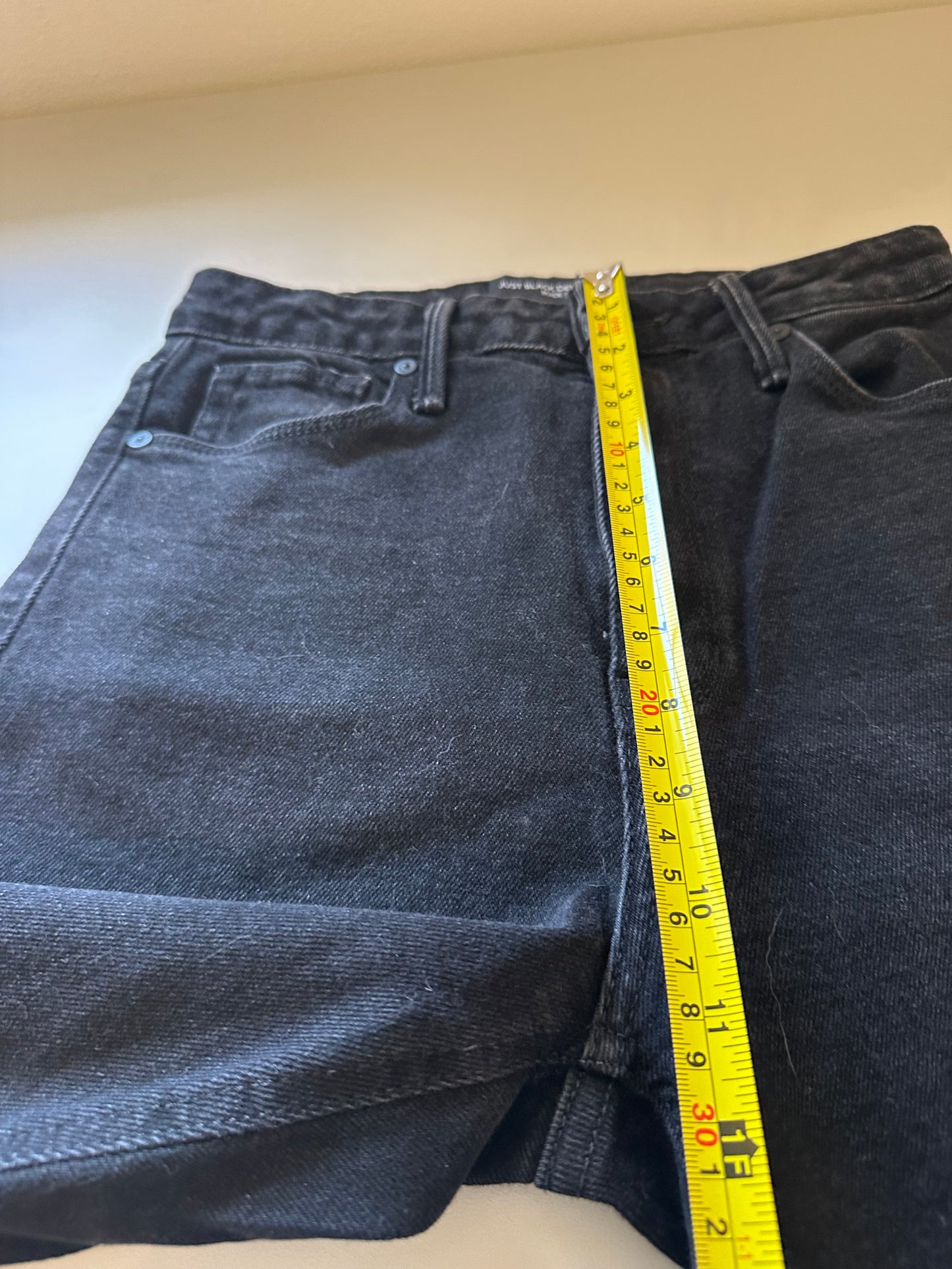 Just Black High Rise Bootcut Black Denim Jeans | Size 26