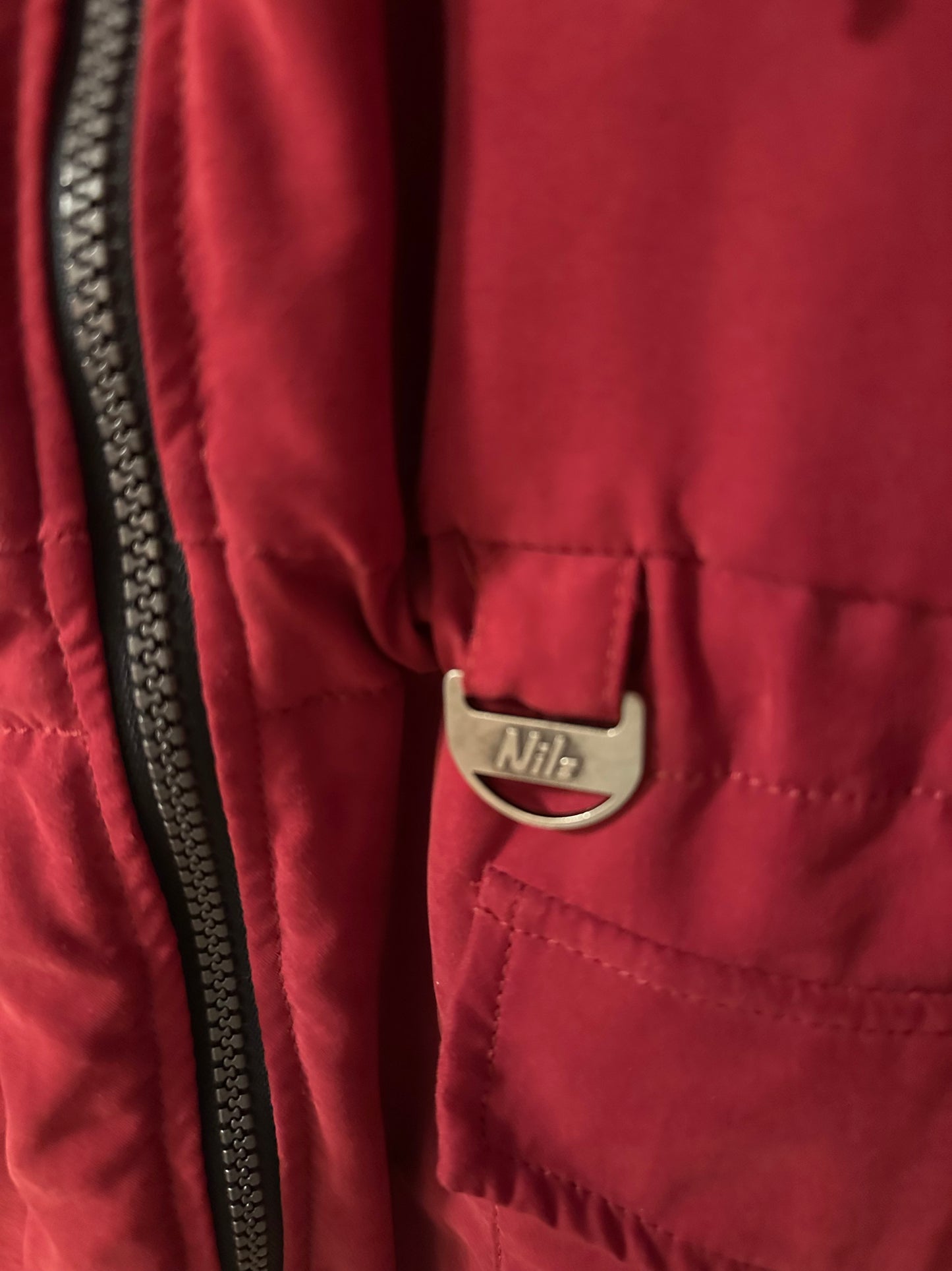 NILS Vintage Women's Red Ski Reversible Jacket