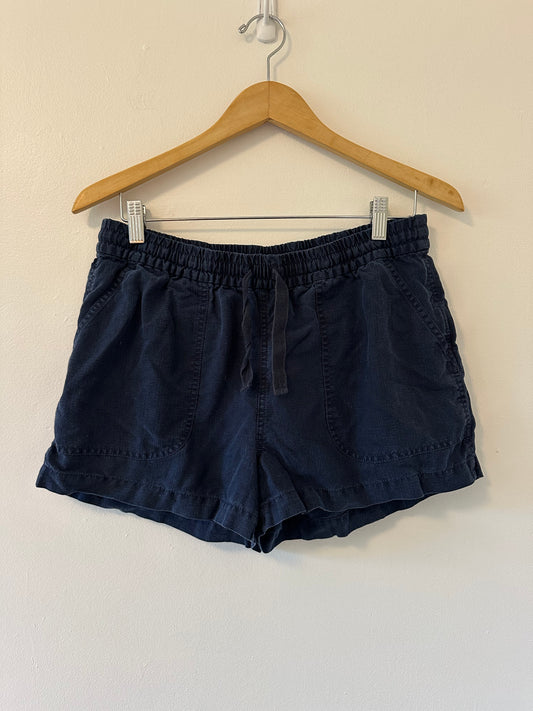 J. Crew Navy High Waist Pull On Women's Shorts - Size Medium