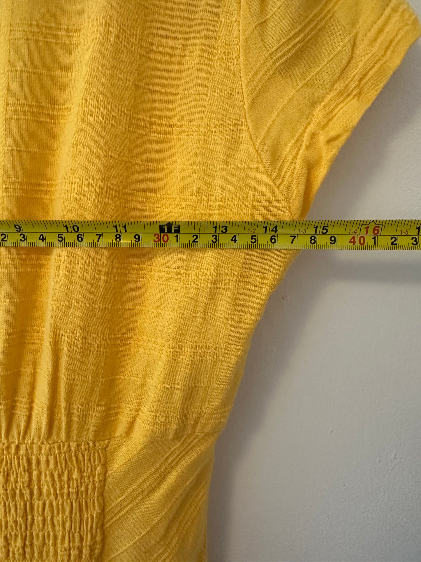 Free People New In Town Yellow Button-Down Midi Dress - Size Small