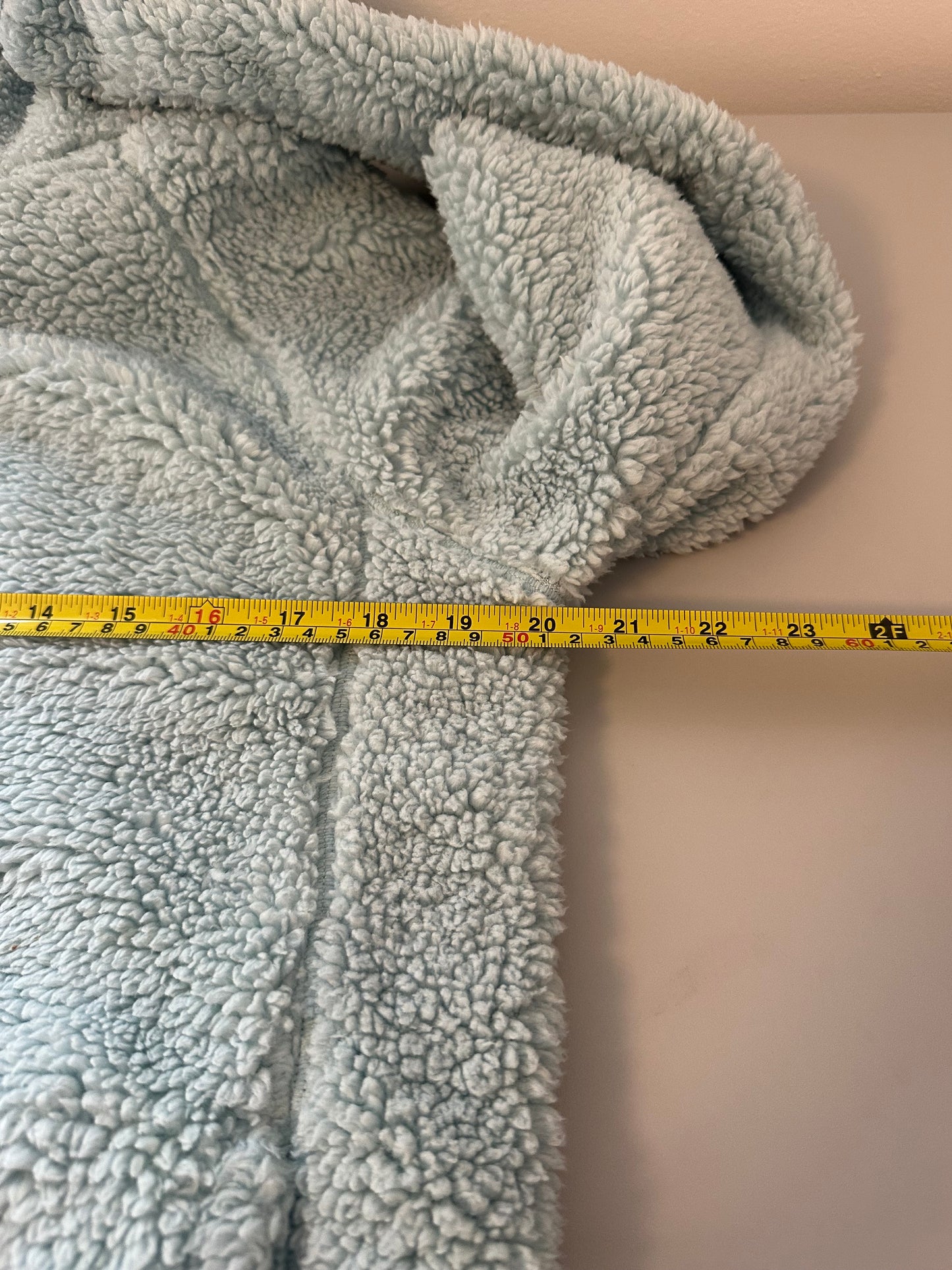 Burton Lynx Light Blue Sherpa Fleece Jacket | Size Medium