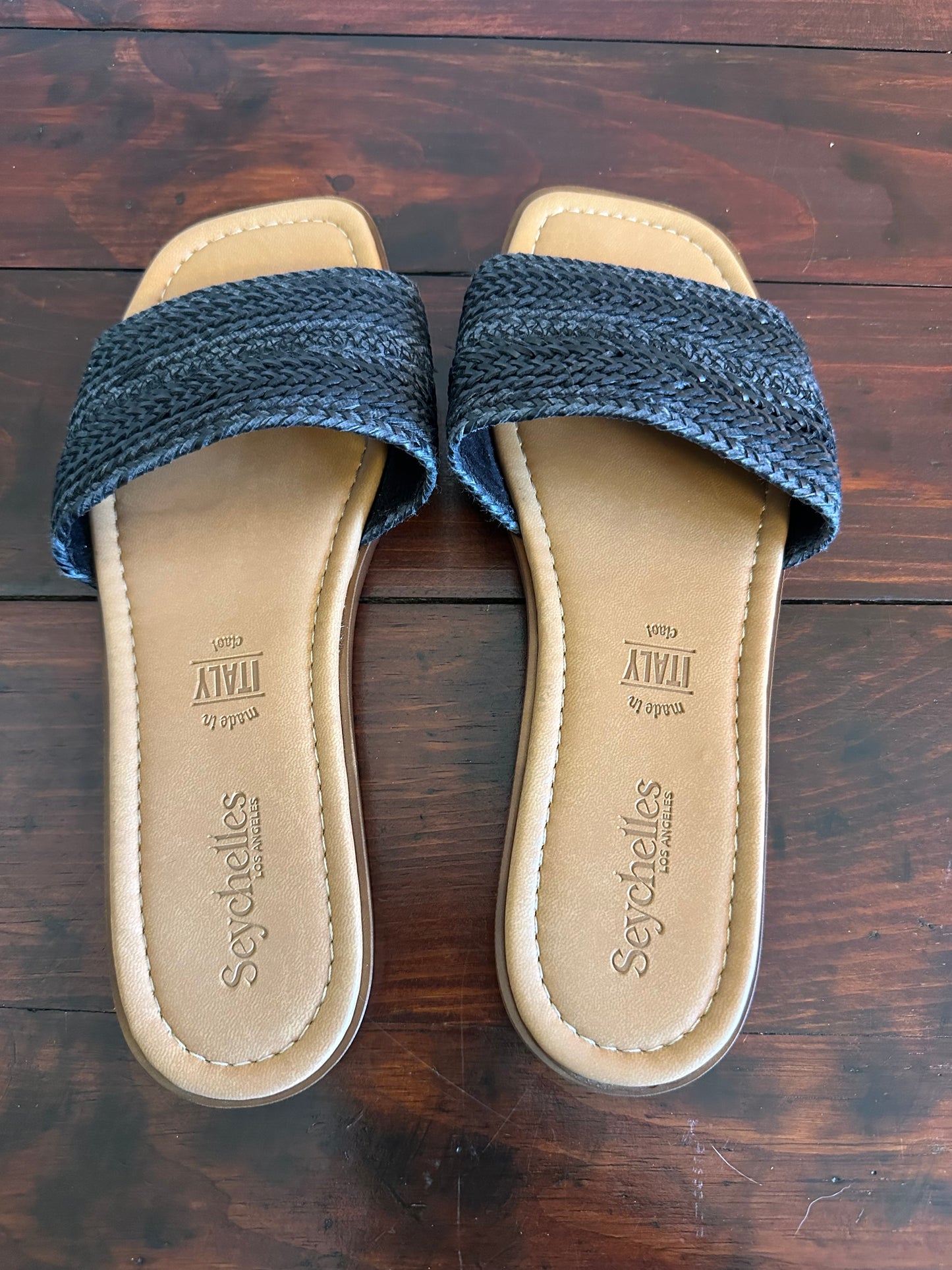 Seychelles Women's Palms Perfection Sandals in Black - Size 8.5