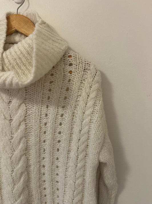 Smartwool Cream Turtleneck - Size XS