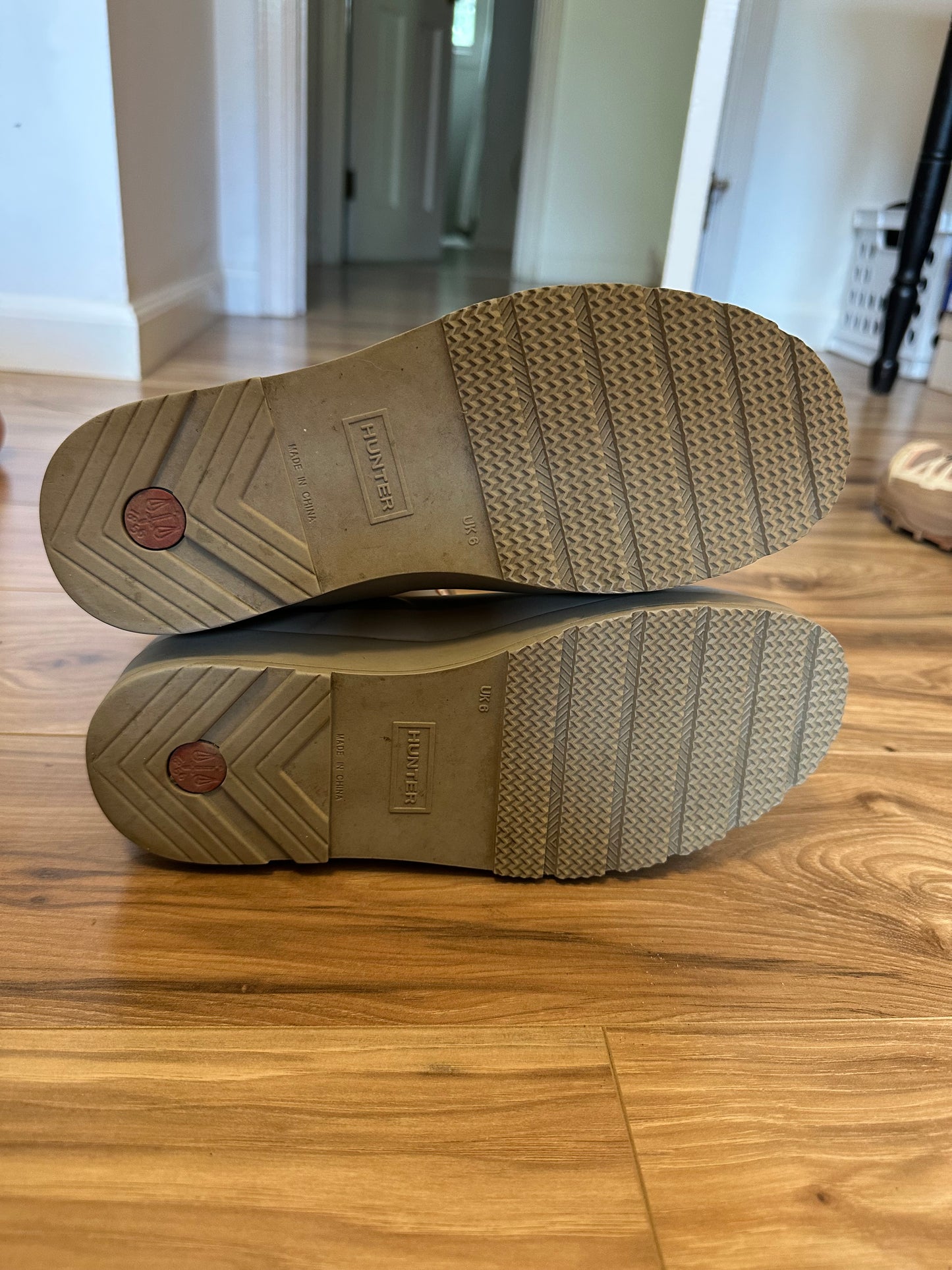 Hunter Women's Original Play Short Rain Boots in Gray - Size UK 6 / US 8