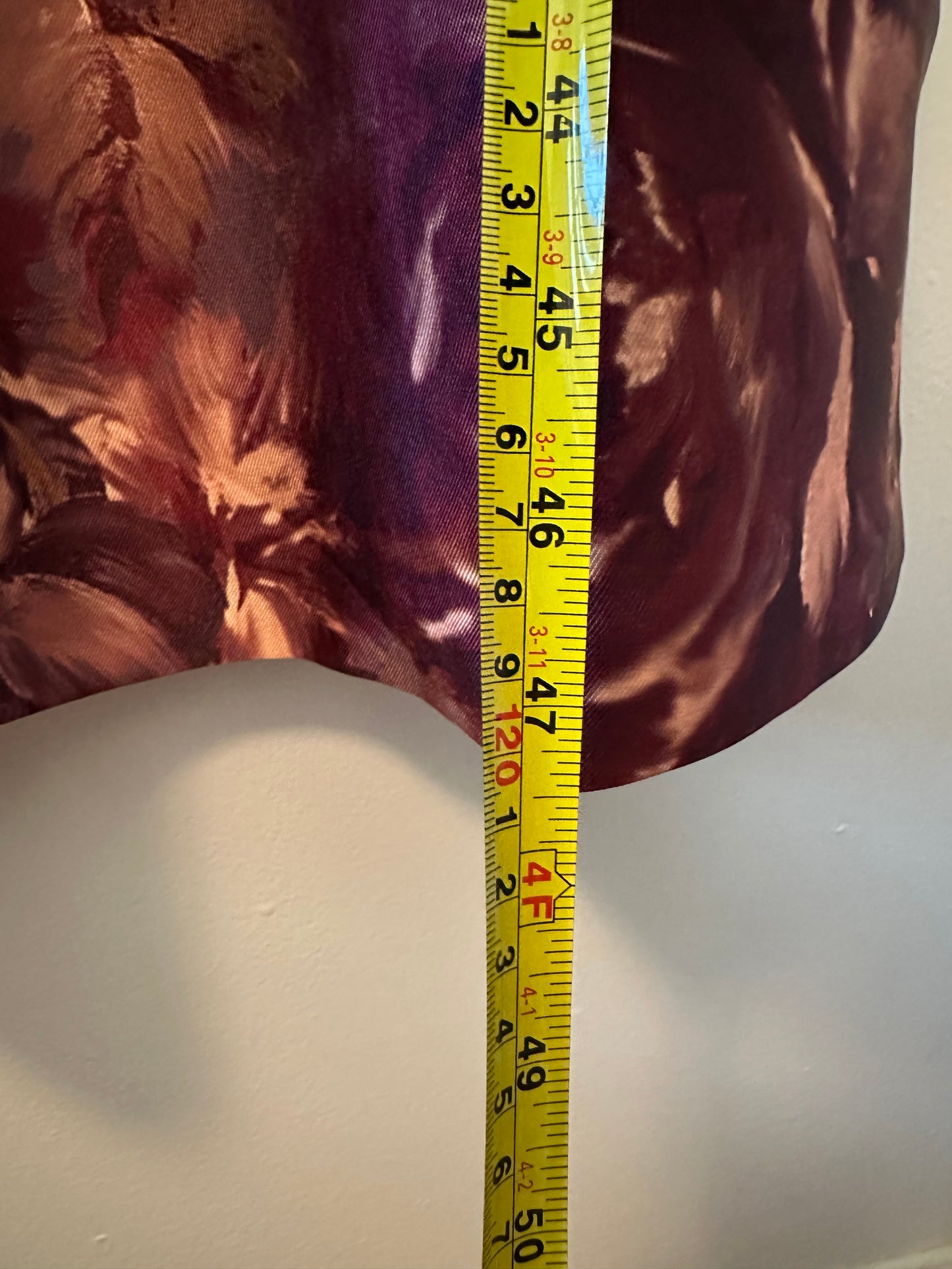 NWT Kay Unger Tierney Floral Midi Dress in Garnet Multi - Size 10