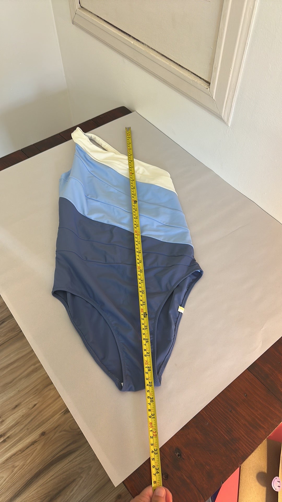 Summersalt The Sidestroke in Sky & Blue Mountain & White Sand - Size 6LT