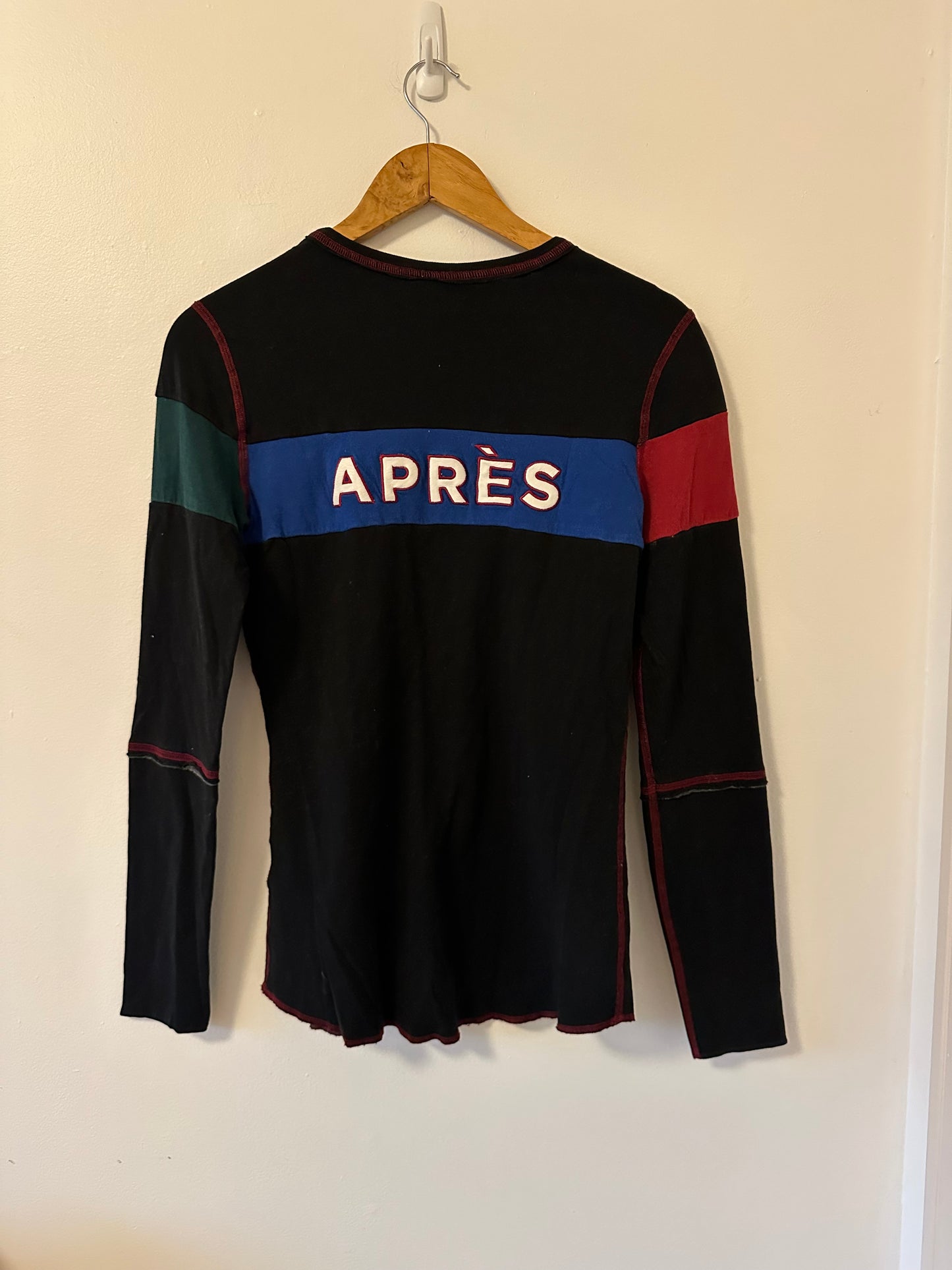 Alp N Rock “Retro Apres Crew” Long Sleeve Embroidered Shirt | Size Medium