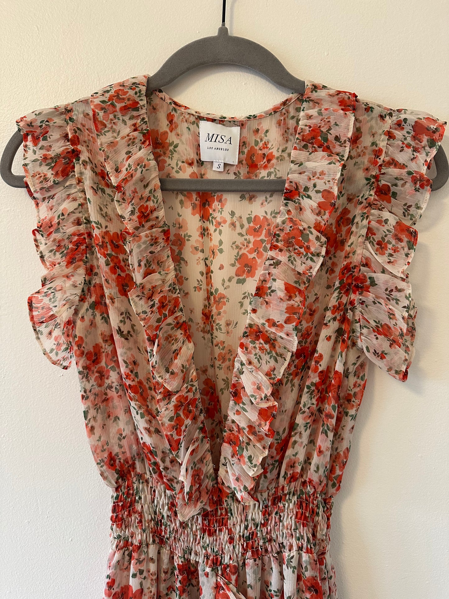 Misa Kidada Dress in Poppy Allover Size S