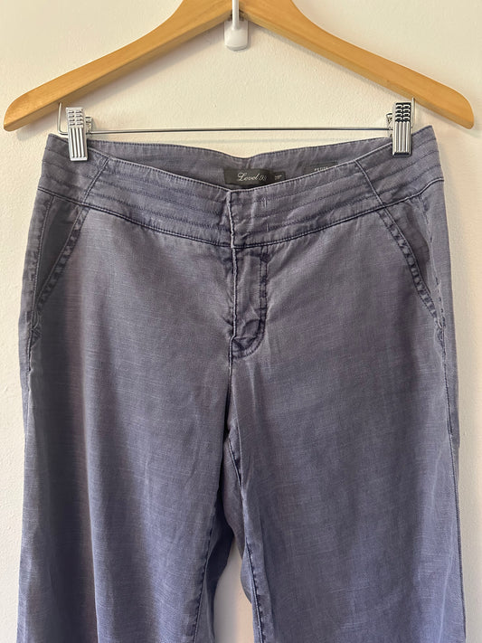 Level 99 Charcoal Low Rise Flare Pants | Size 28 Petite