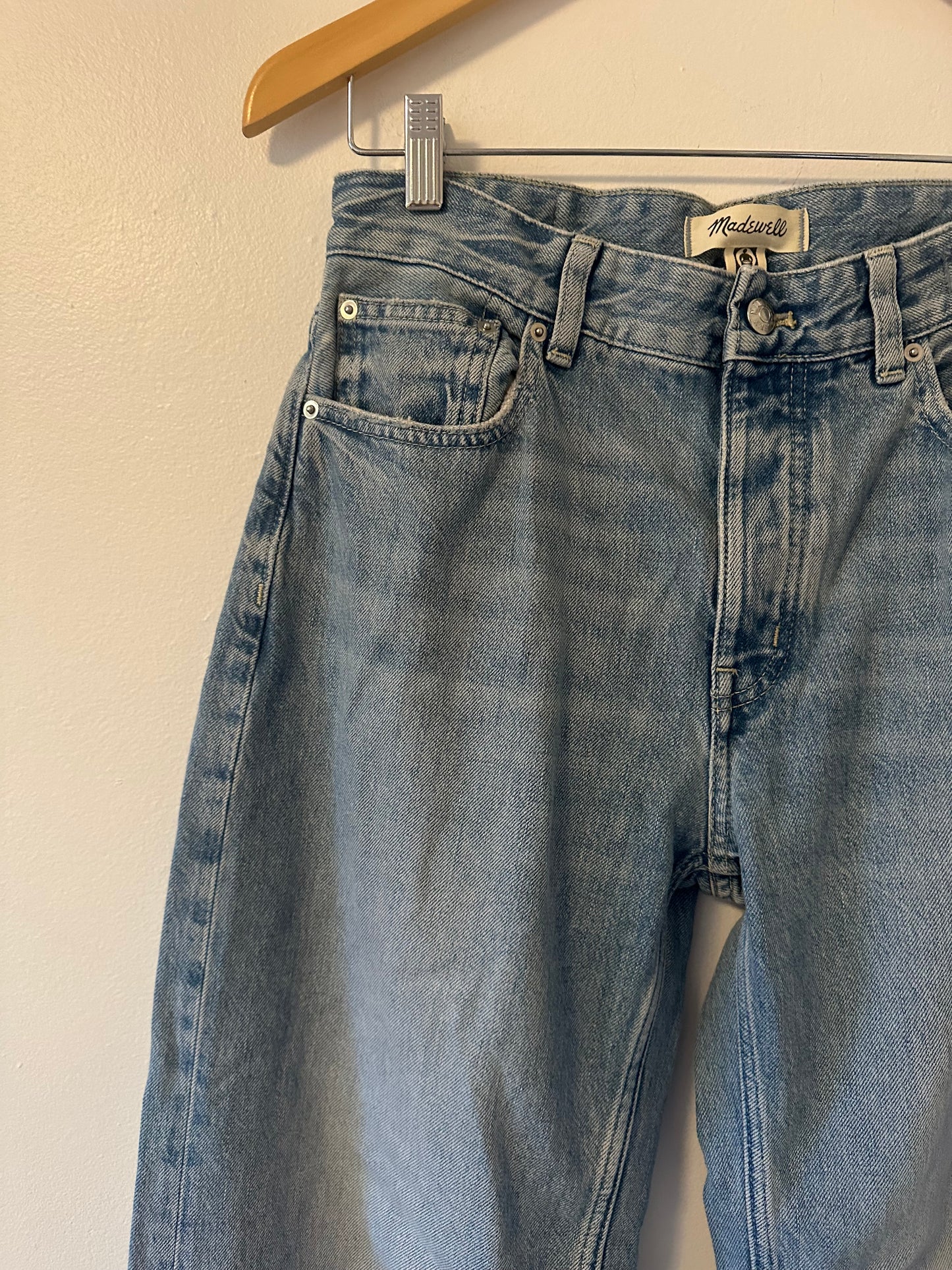 NWT Madewell The Darted Barrel Leg Jeans | Size 26