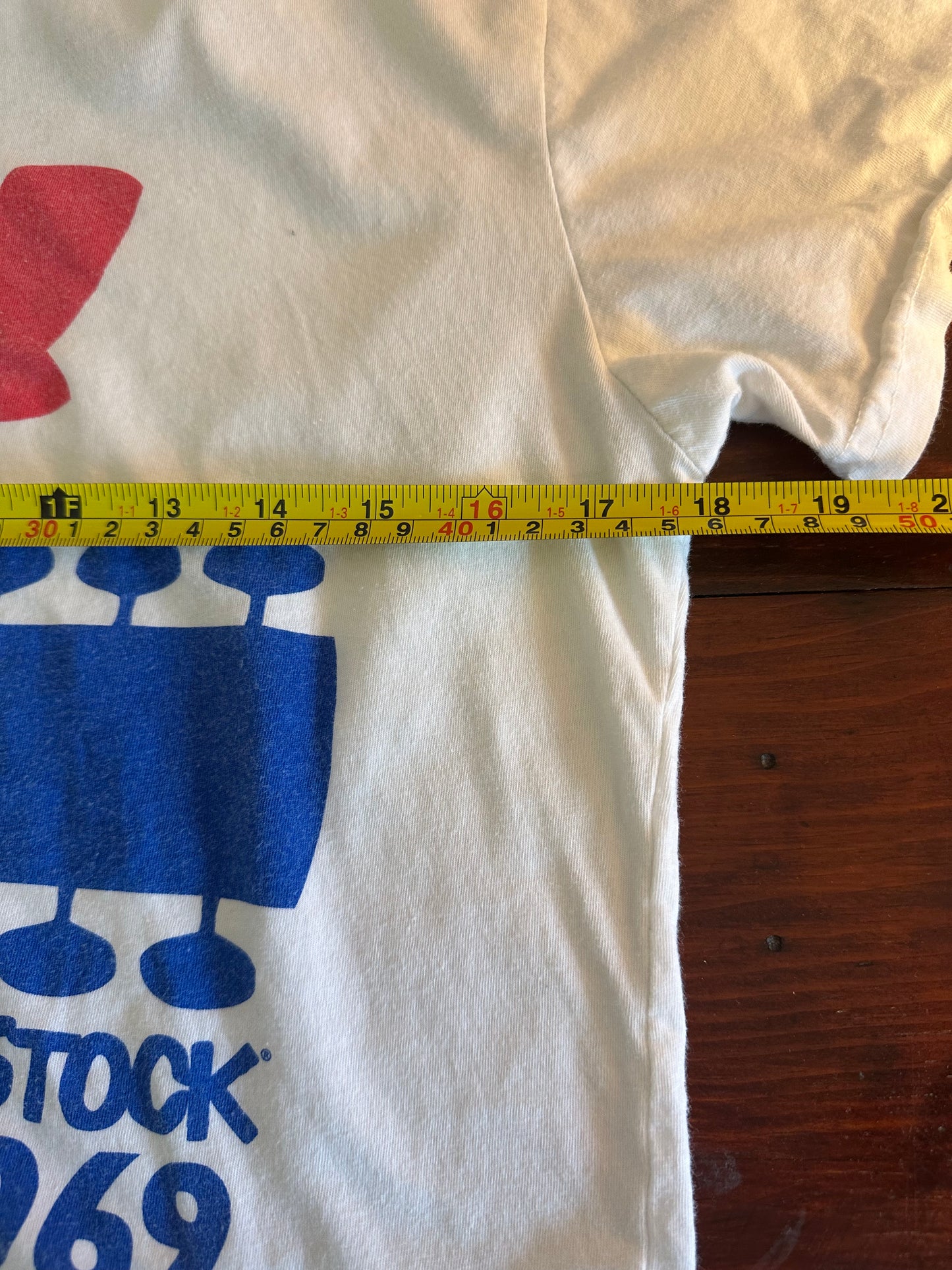 Retro Brand Woodstock 1969 Black Label Tee - Size Small