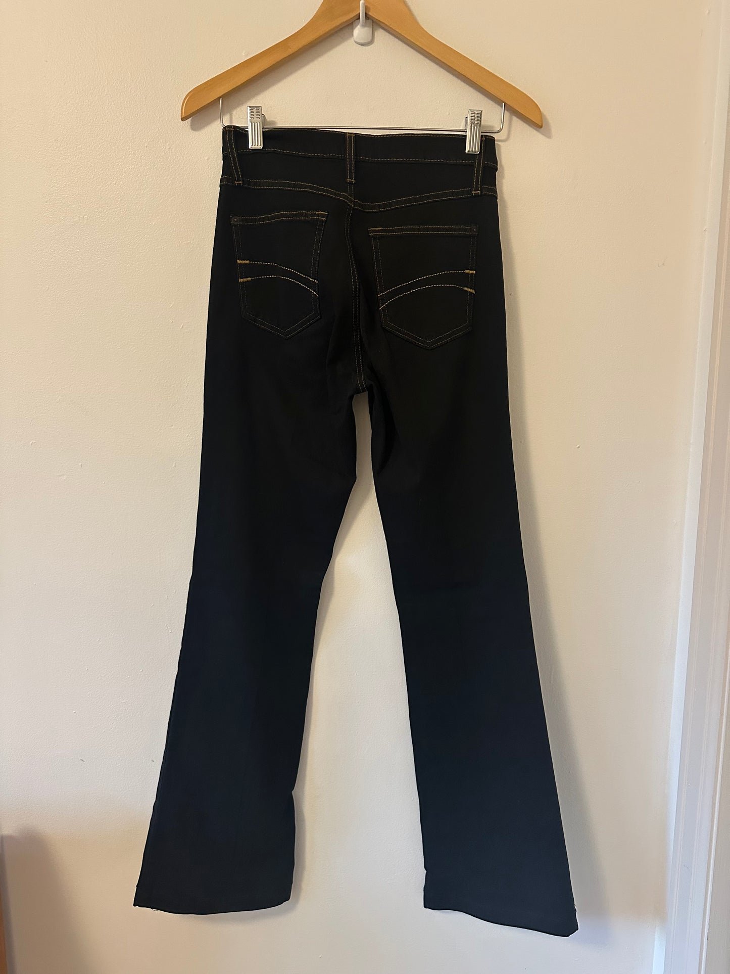 Yoga Jeans Black Flare Stretch Jeans for Women | Size 27