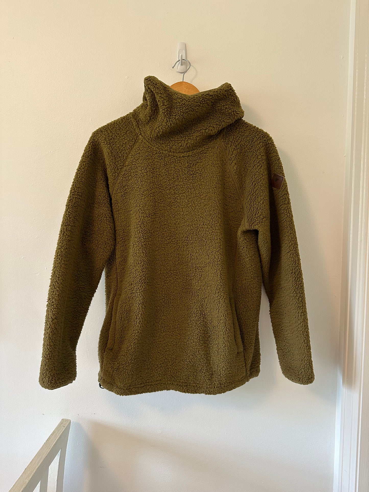 Burton Olive Green Women's Fleece Sweater - Size Small