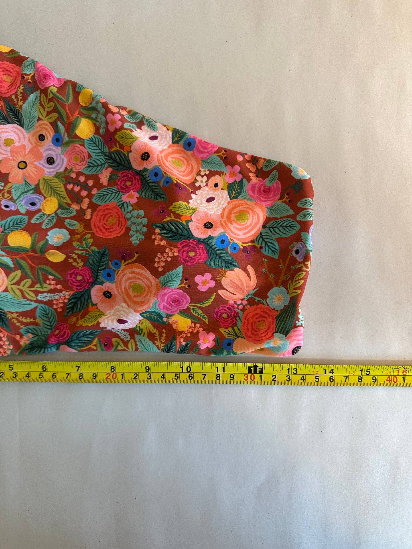 Summersalt The Ruched Sidestroke Bikini Top - Garden Party in Rust - Size 6