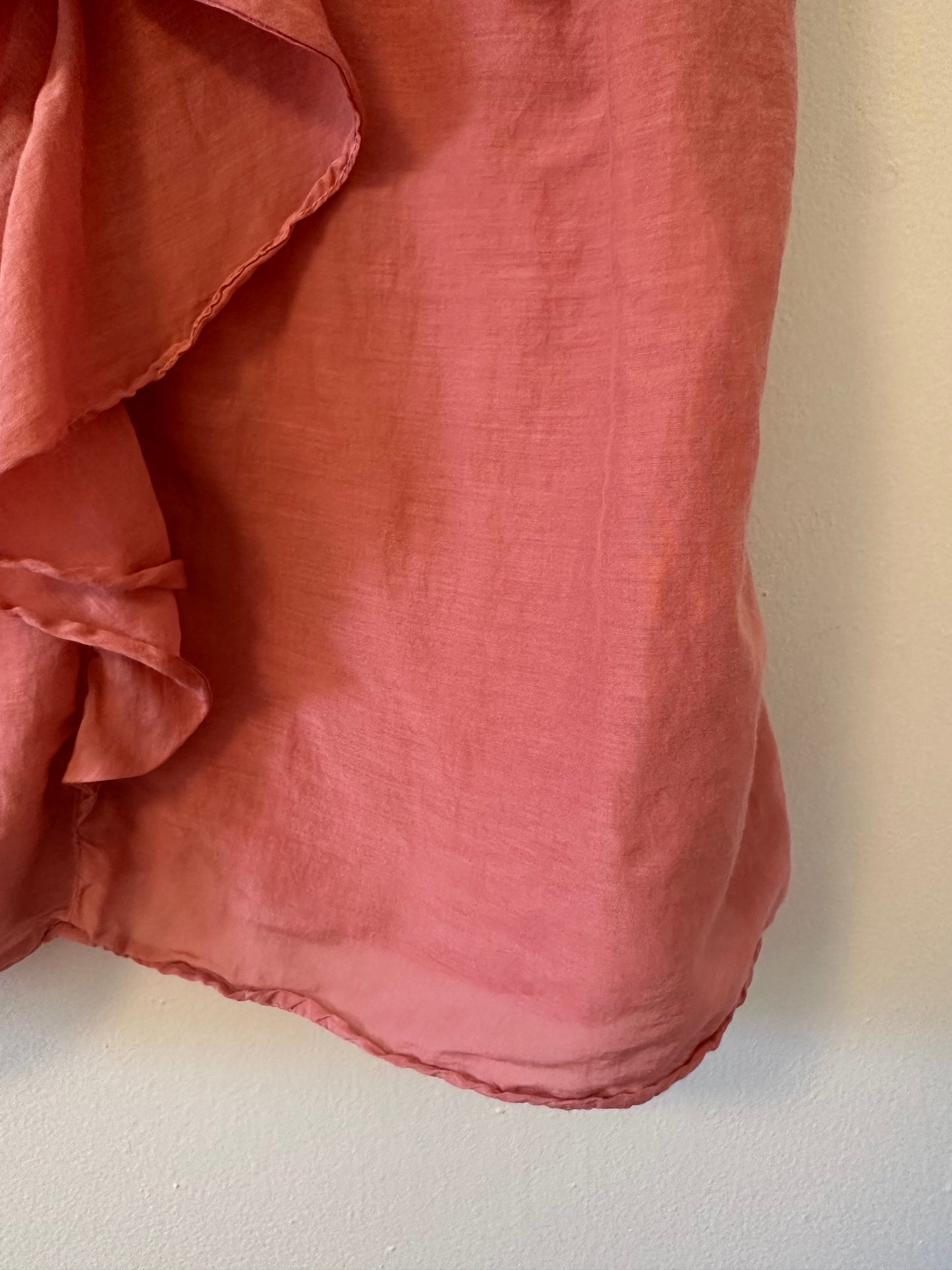 Velvet by Graham & Spencer Rose Camisole with Ruffle Detail - Size Small