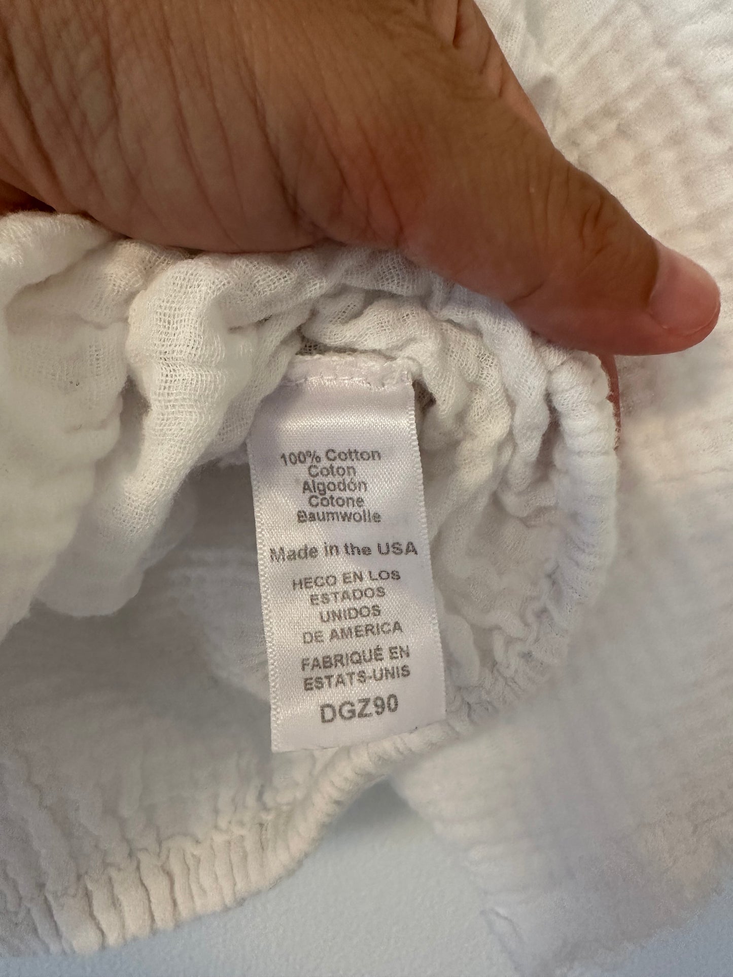 Michael Stars Isabel Convertible Gauze Top in White - Size XS