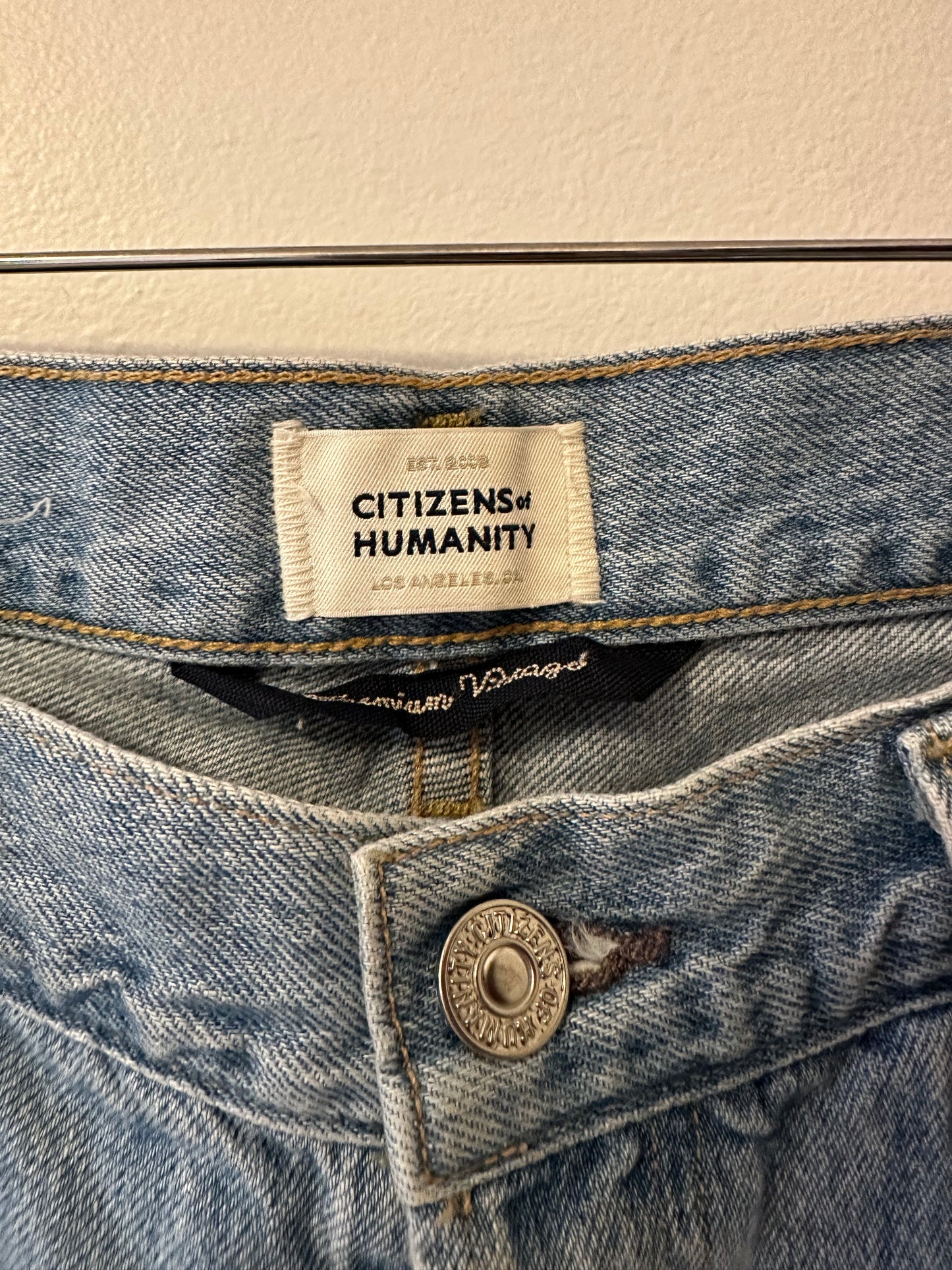 Citizens Of Humanity Annina Light Blue Straight Leg Jeans | Size 29