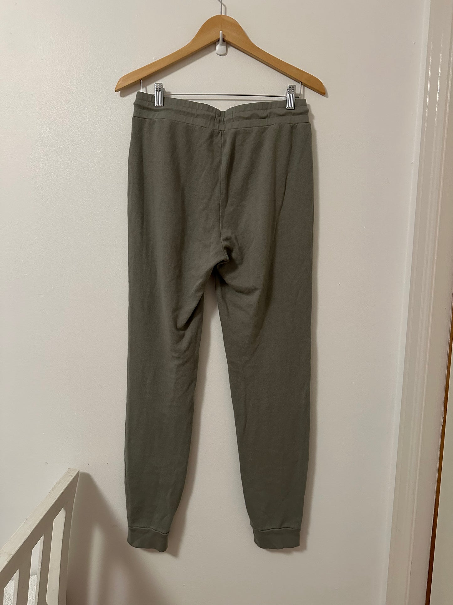 MATE The Label Olive Green Organic Lightweight Terry Joggers - Size Medium
