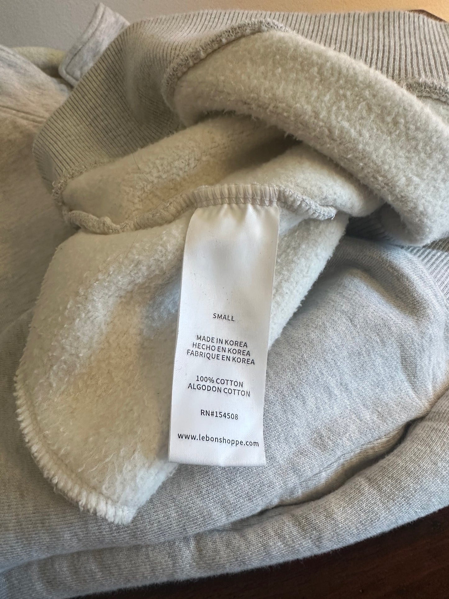 Le Bon Shoppe Noah Fleece Top in Heather Grey - Size Small