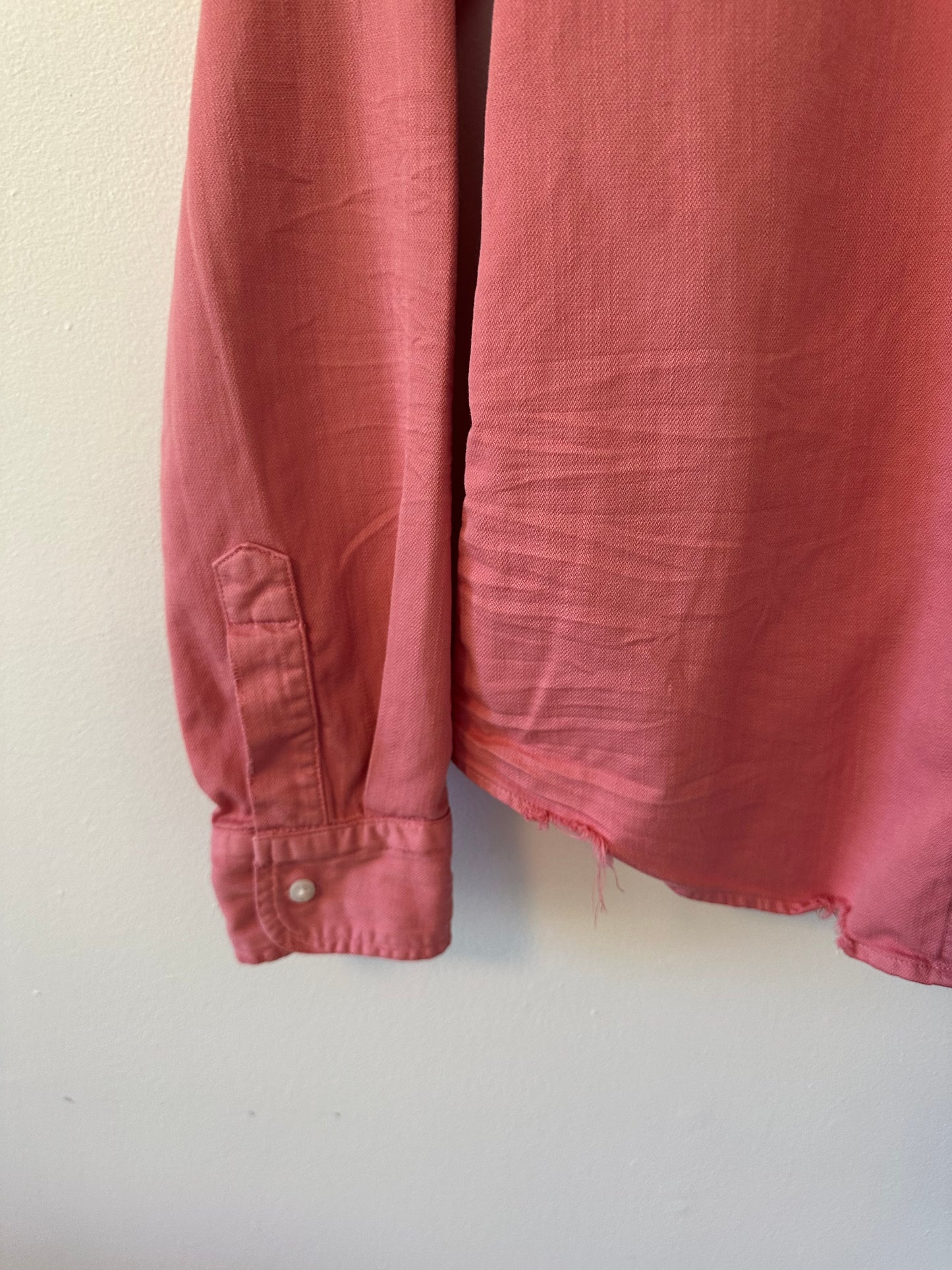 Frank & Eileen Pink Relaxed Fit Button Down Shirt | Size Medium