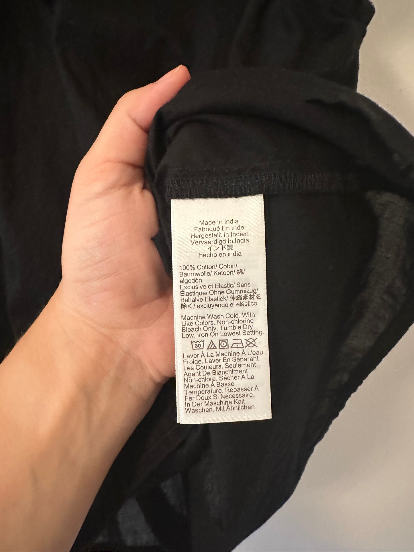 J. Crew Flutter Sleeve Black Women's Cotton Top - Size Medium