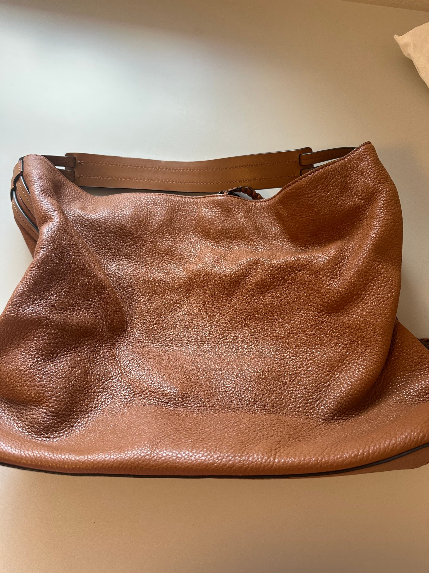 Rebecca Minkoff Isobel Hobo Bag in Almond Brown Leather
