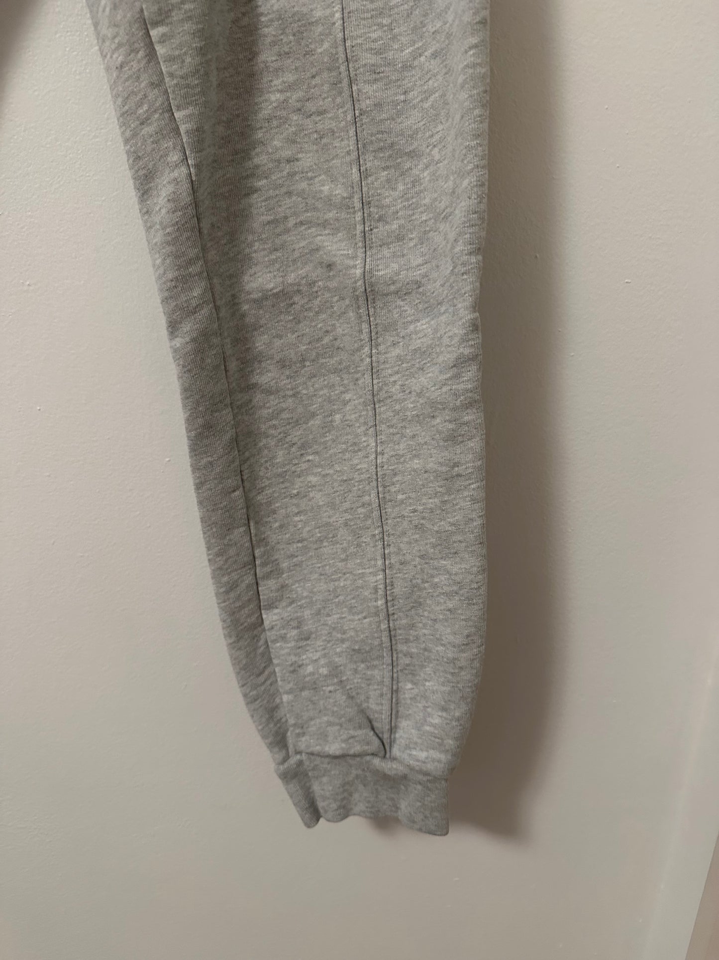 MATE The Label Organic Fleece Gray Cotton Jogger Sweatpants - Size Medium