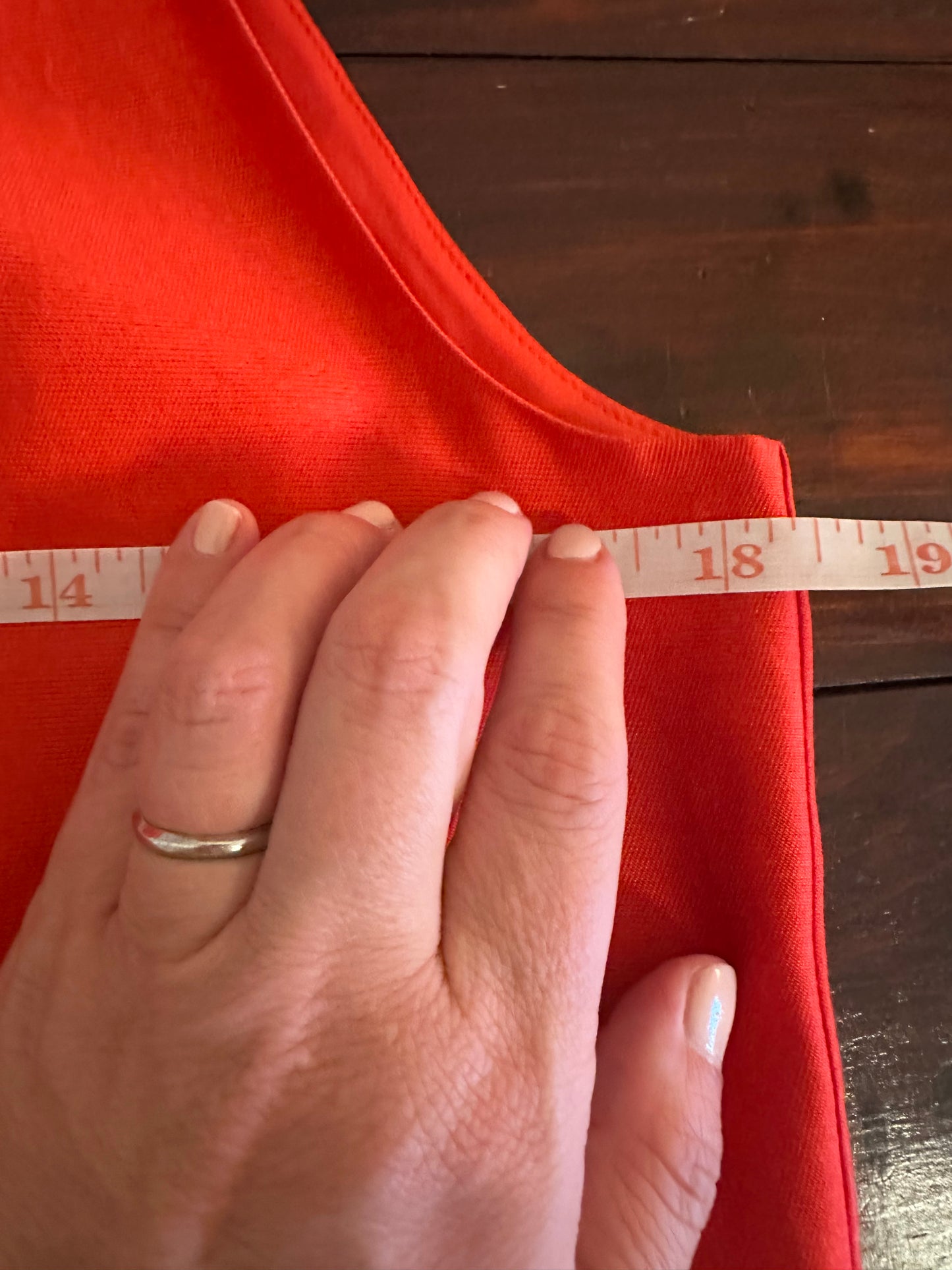 Sail to Sable Orange Halter Top Size Small