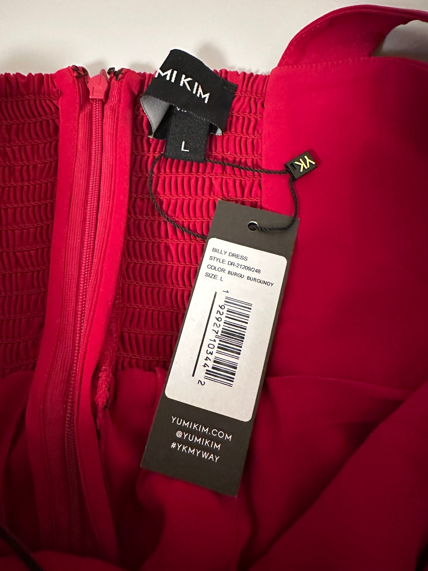 NWT Yumi Kim Billy Dress in Burgundy | Size Large