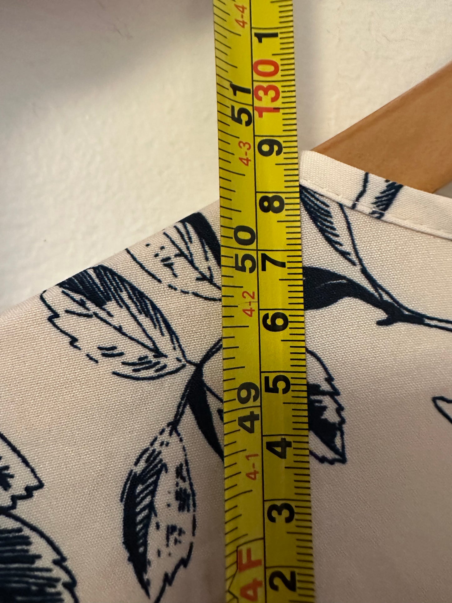 NWT Petallush Floral Half Sleeve V Neck Maxi Dress in Blue and White | Size Large