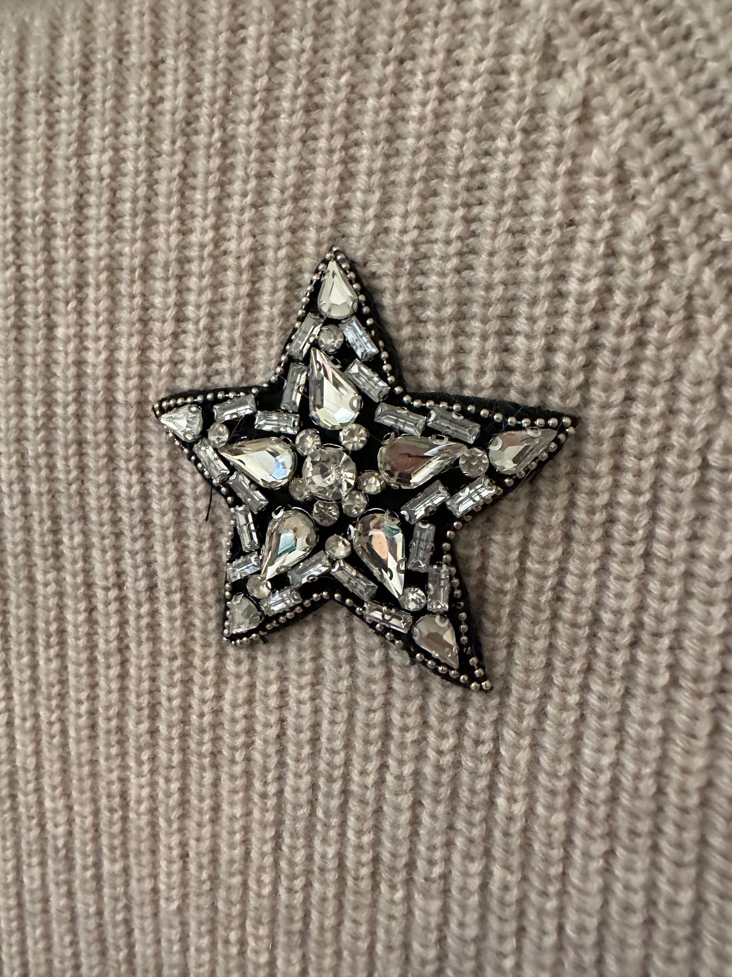 Never a Wallflower Seeing Stars Relaxed Fit Turtleneck Sweater | Size Large