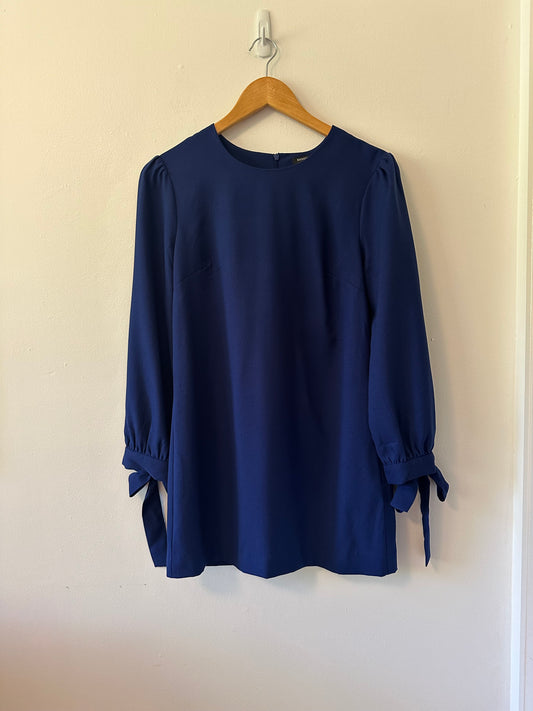 Banana Republic Long Sleeve Mini Dress in Navy | Size 2