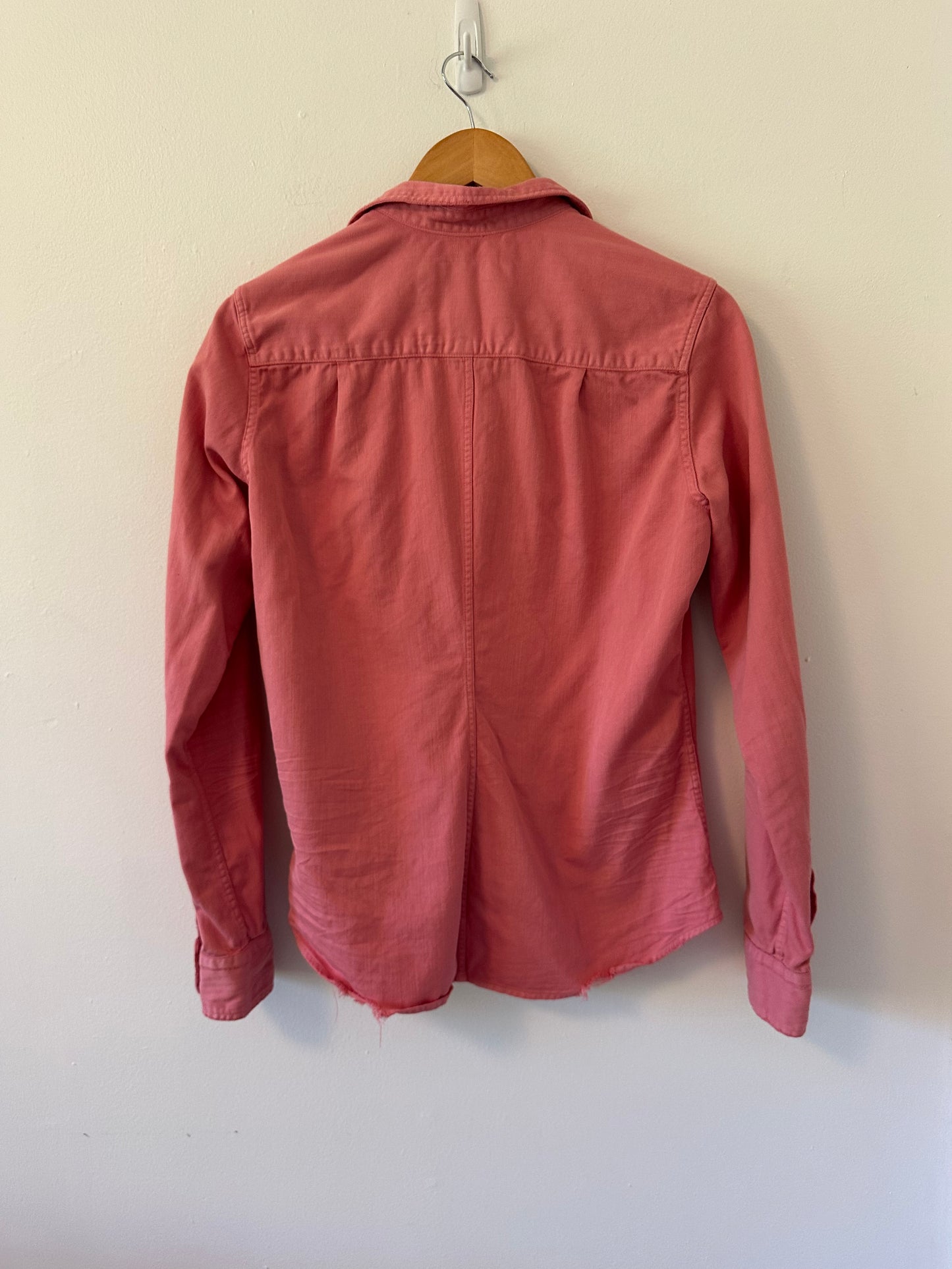 Frank & Eileen Pink Relaxed Fit Button Down Shirt | Size Medium
