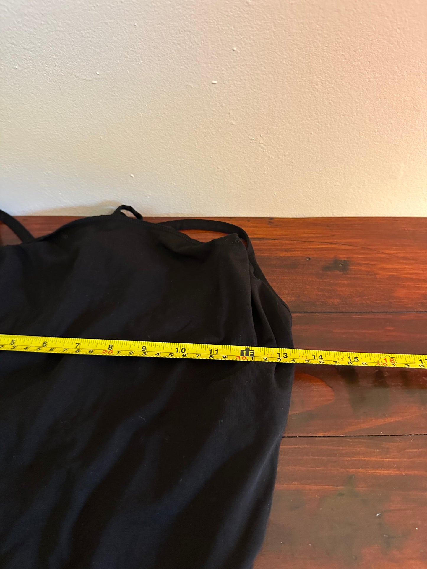 NWT Aym Girlfriend Black Bamboo Mini Dress - Size Medium