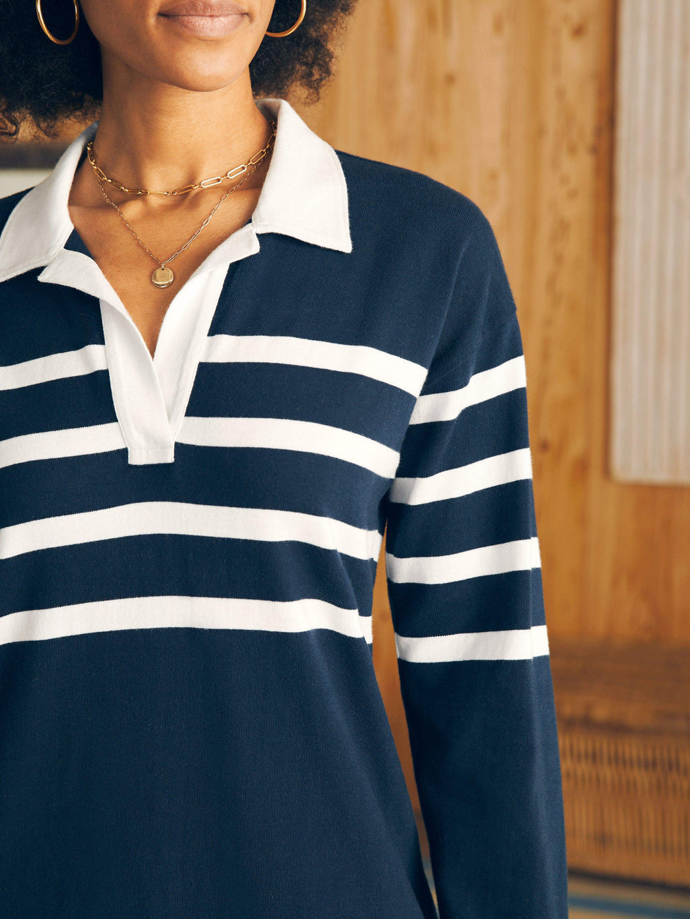 Faherty Rugby Jersey Dress Size Small