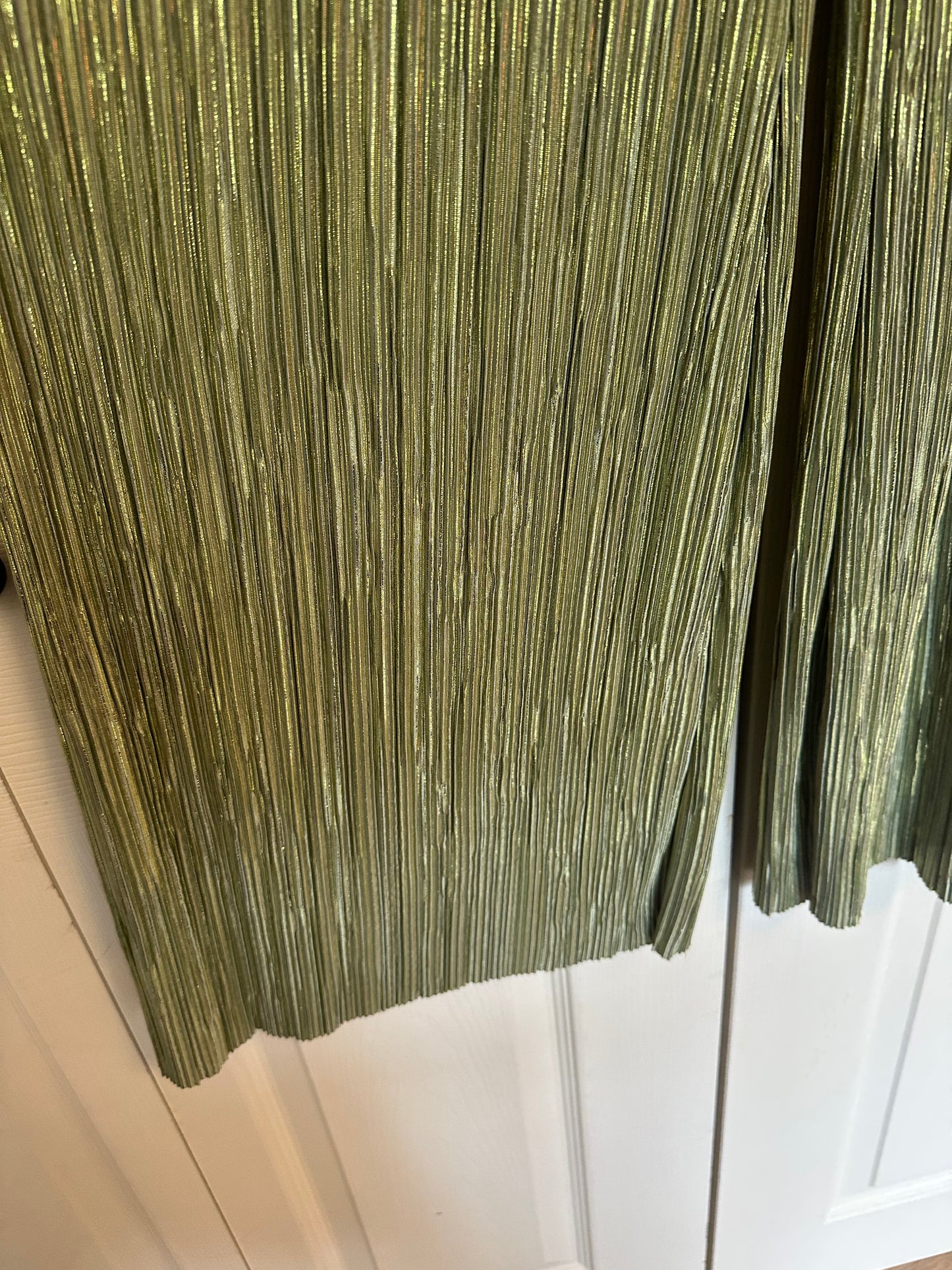 Sabina Musayev Olive Green Wide Leg Liroy Pants - Size Medium