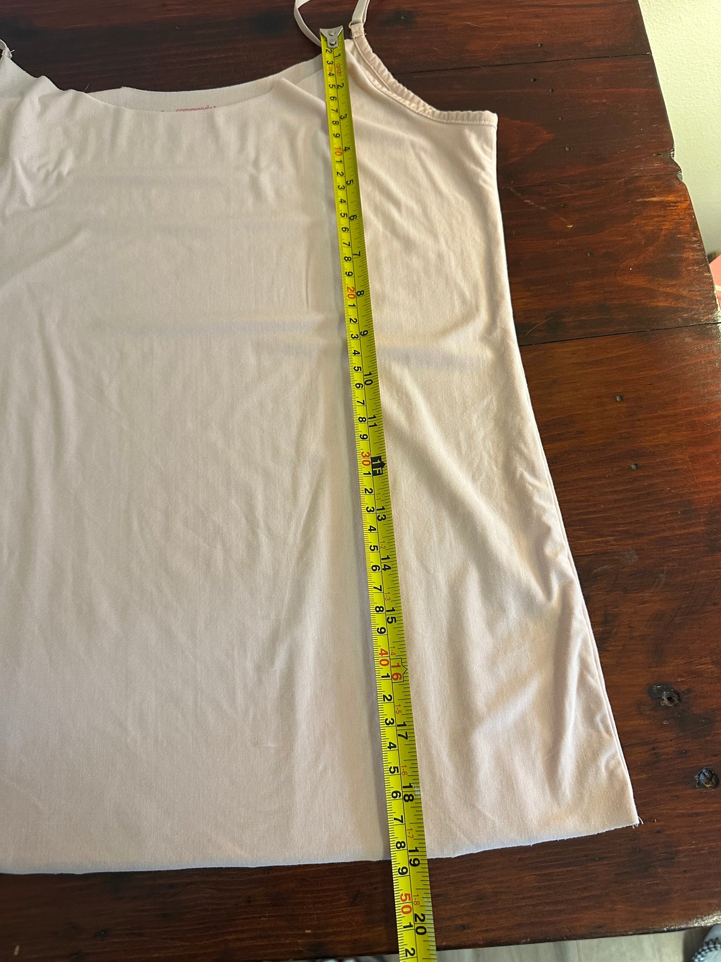 Commando Light Pink Modal Cami Tank Top - Size Small