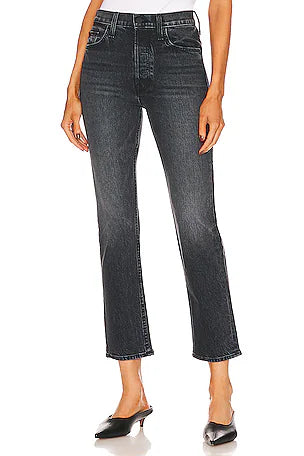 MOTHER The Tomcat Ankle Straight Leg Jeans in On The Fly - Size 24