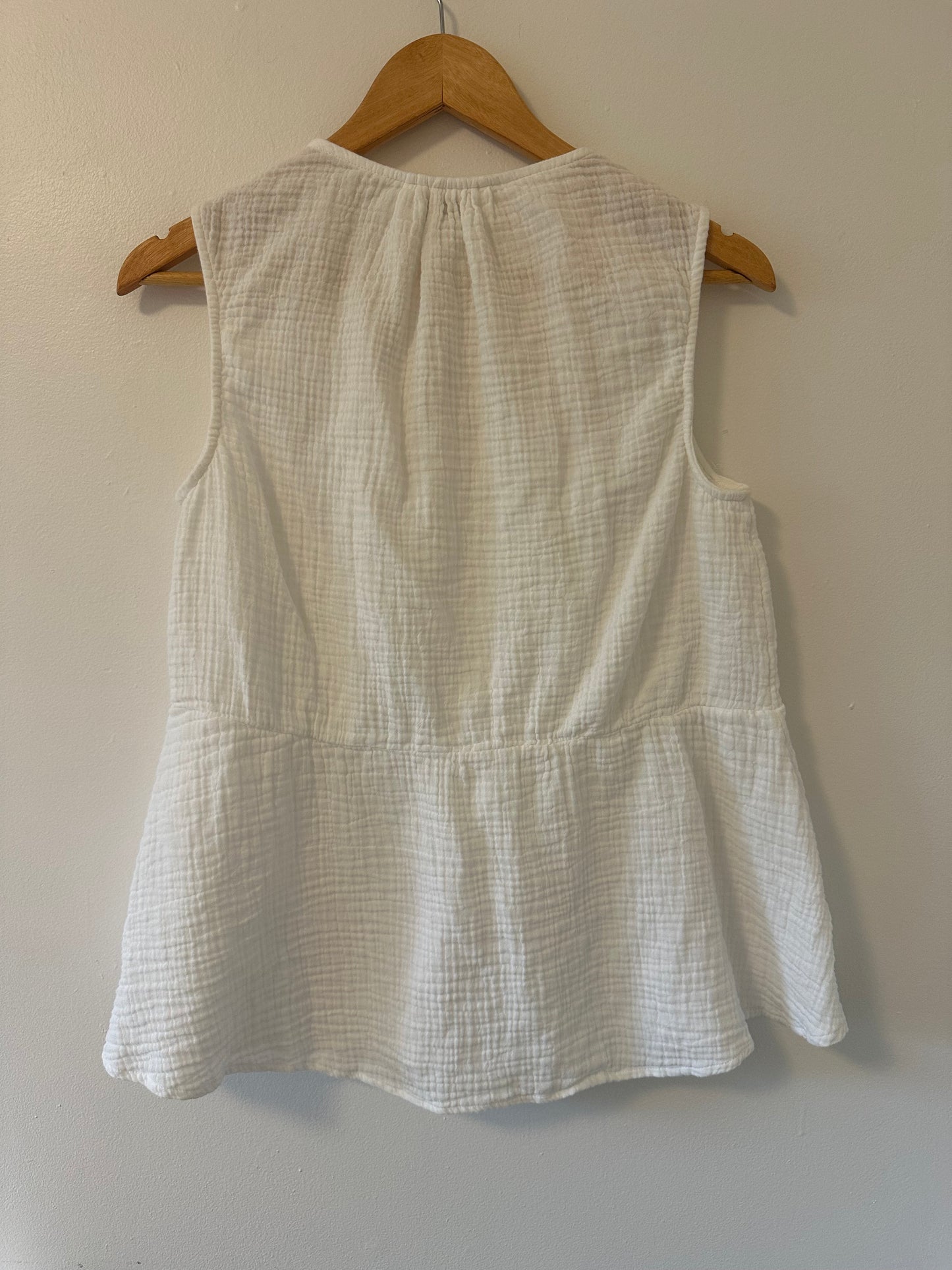 Faherty Dream Cotton Gauze Ainsley Top Size Medium