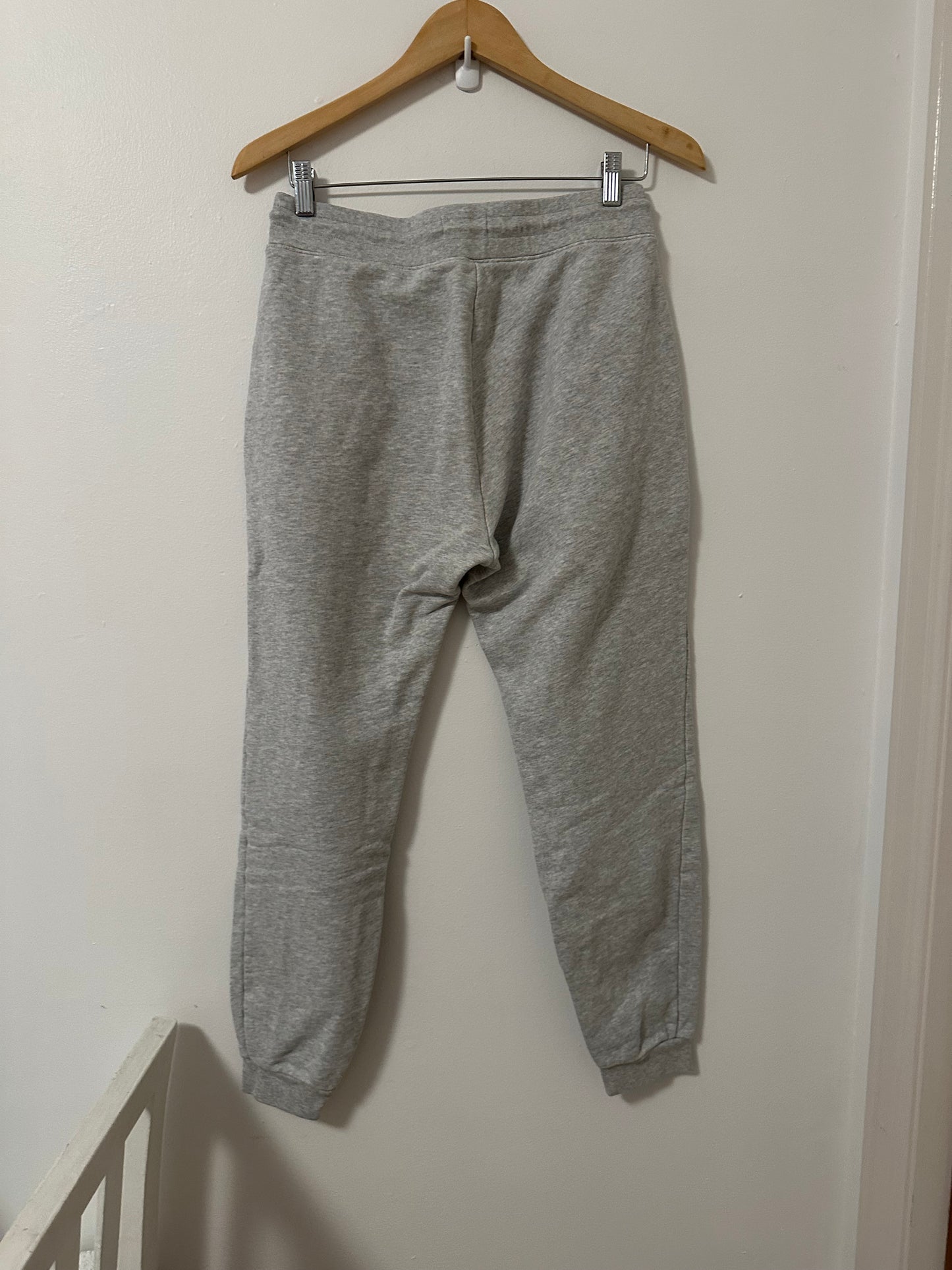 MATE The Label Organic Fleece Gray Cotton Jogger Sweatpants - Size Medium