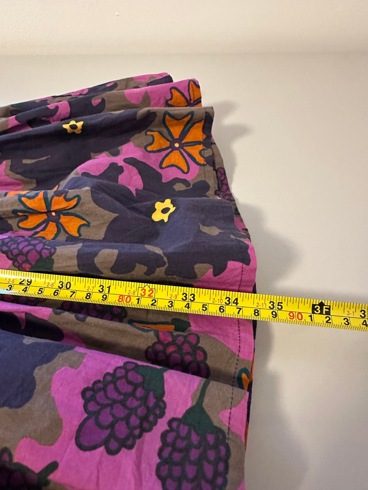 Oliphant Suzani Long Sleeve Purple Floral Yoke Mini Dress | Size Small