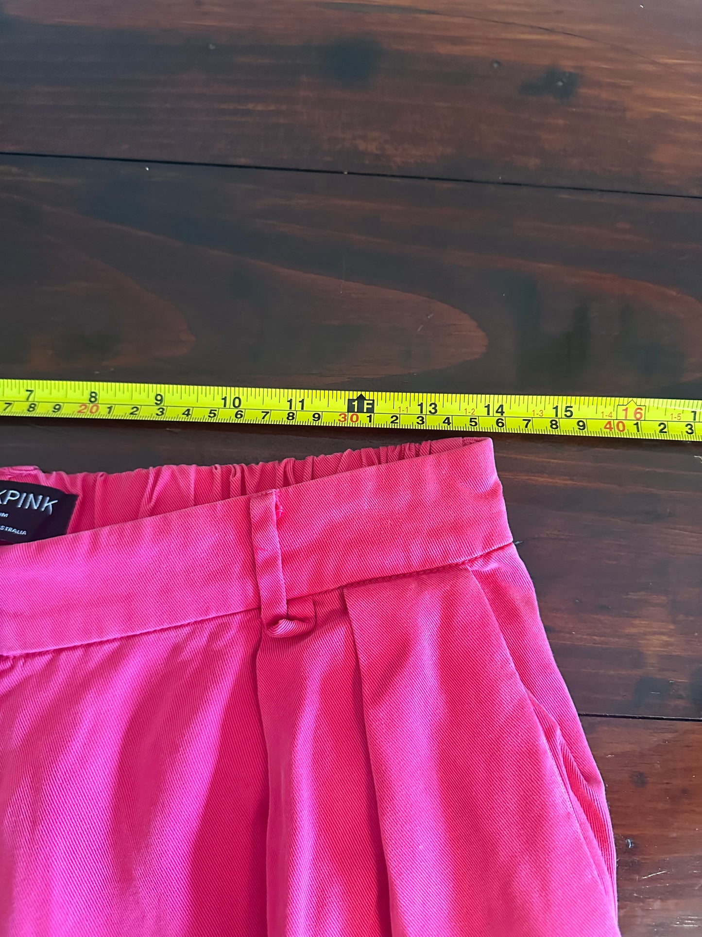 MINKPINK Fabella Wide Leg Pants in Pink- Size Medium