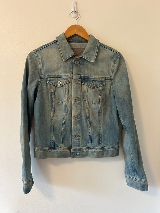 AG Jeans Classic Blue Denim Jacket - Size Medium