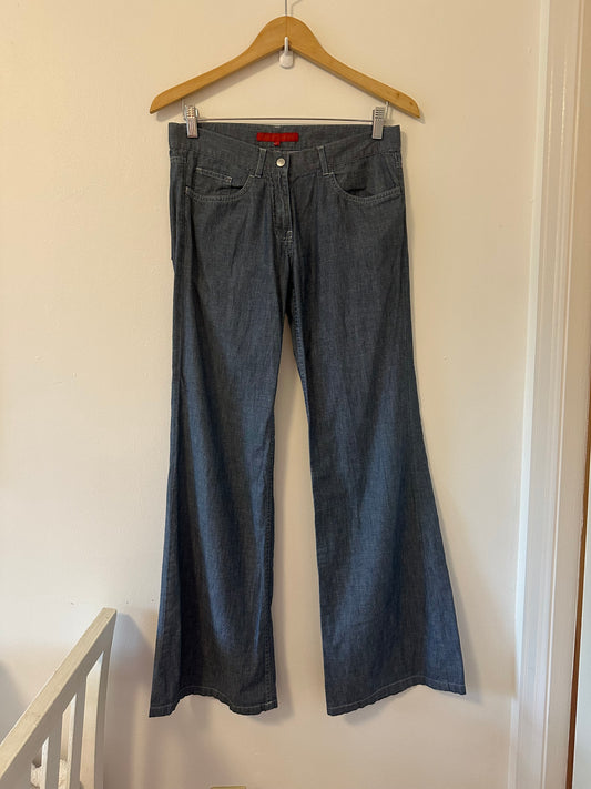 FCUK French Connection Women's Flared Denim Jeans - Size 10