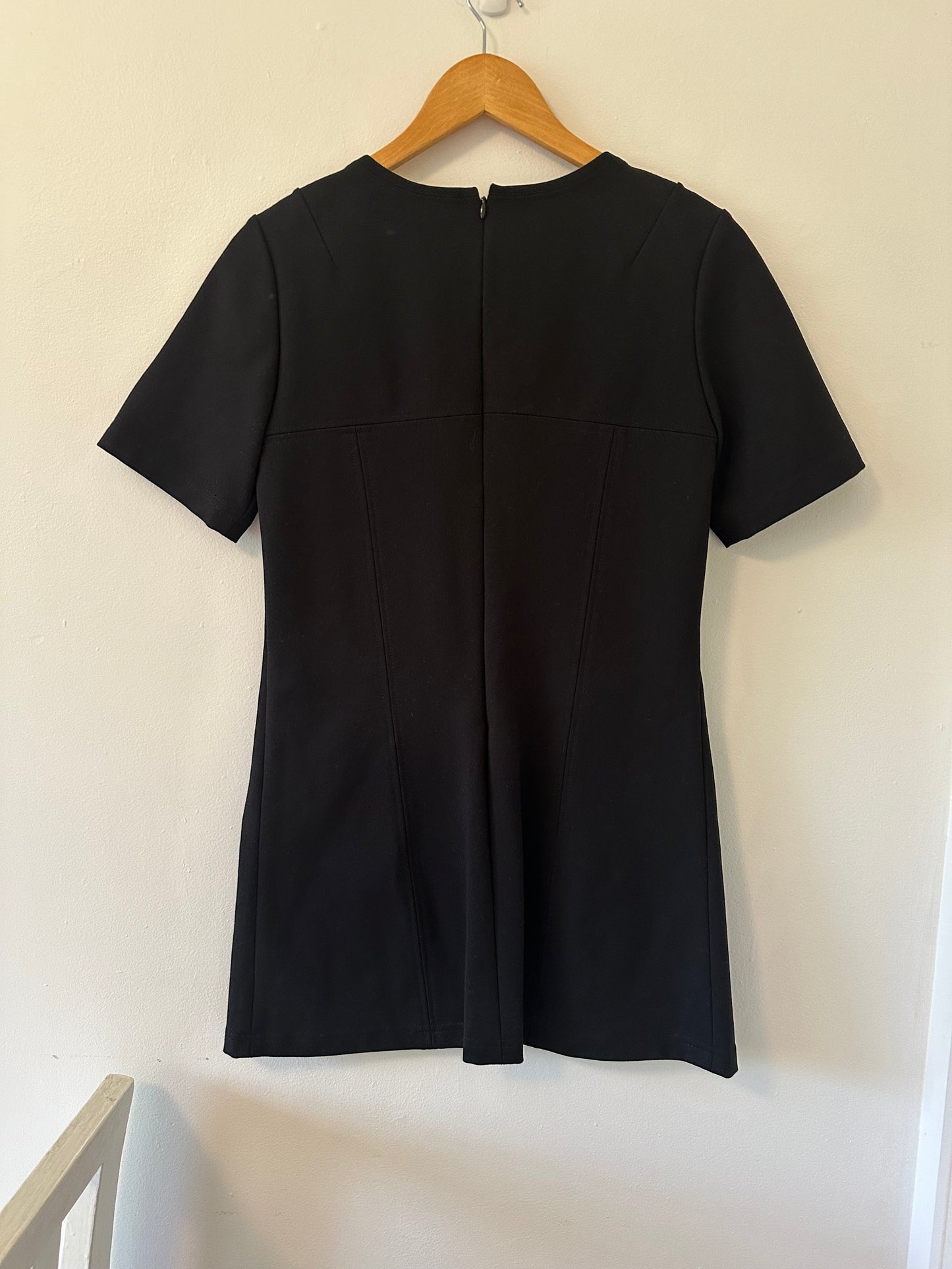 Emerson Fry 60’s Pernille Black Dress in Heavyweight Ponte Fabric - Size Small